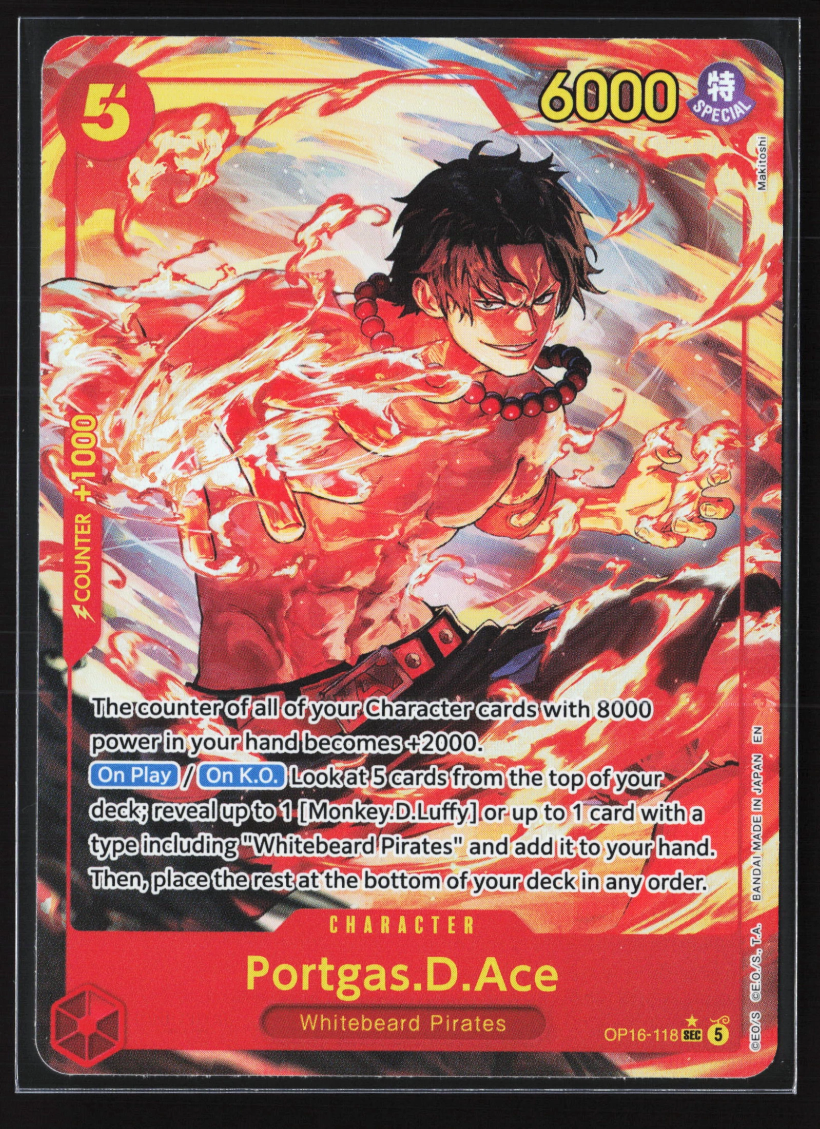 Portgas.D.Ace (OP16-118) — Voorkant