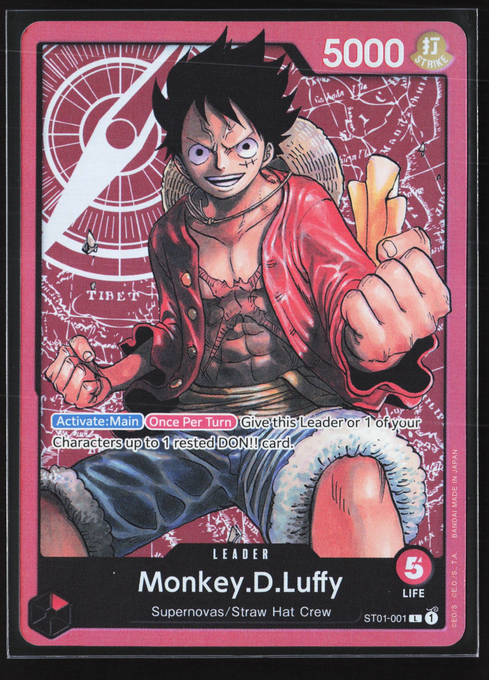 Monkey.D.Luffy (ST01-001) — Voorkant