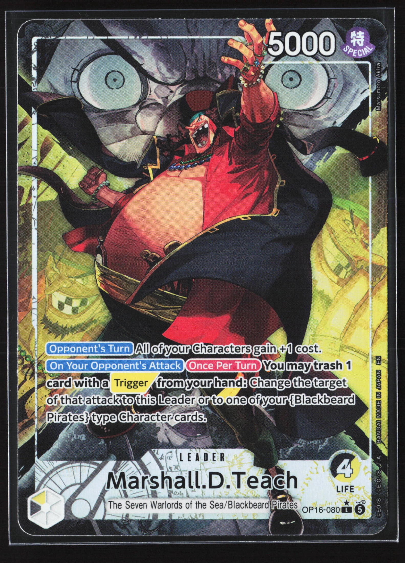 Marshall.D.Teach (OP16-080) — Voorkant