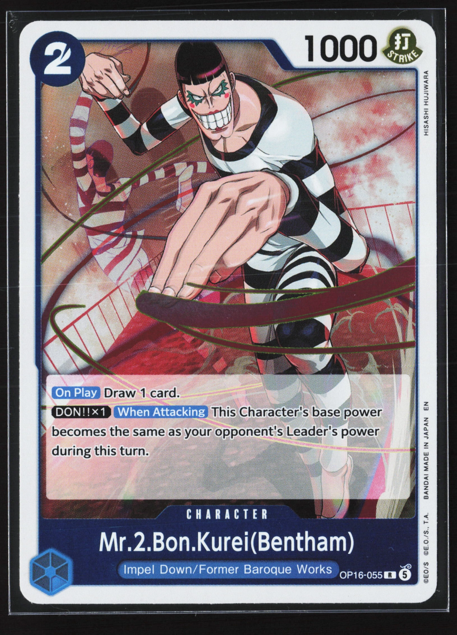 Mr.2.Bon.Kurei(Bentham) (OP16-055) — Voorkant