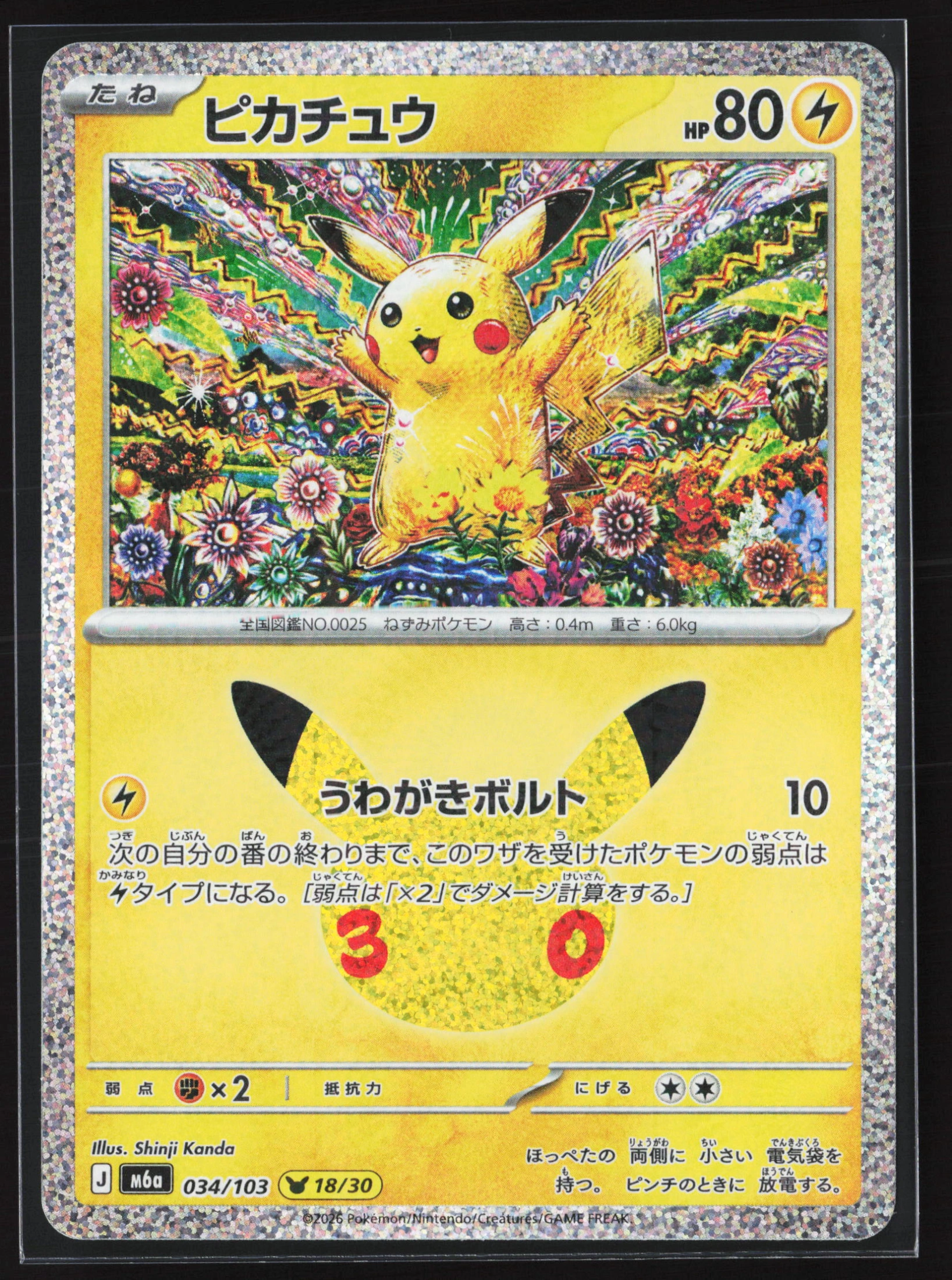 Pikachu (M6A 034) — Voorkant