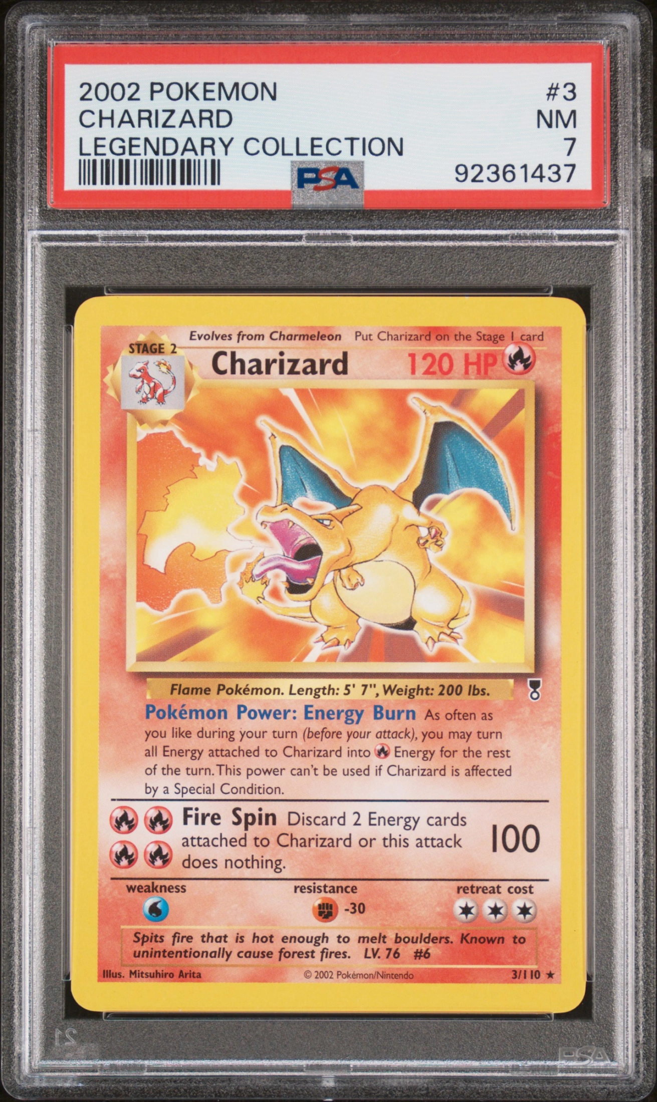 Charizard (LC 003) — Voorkant