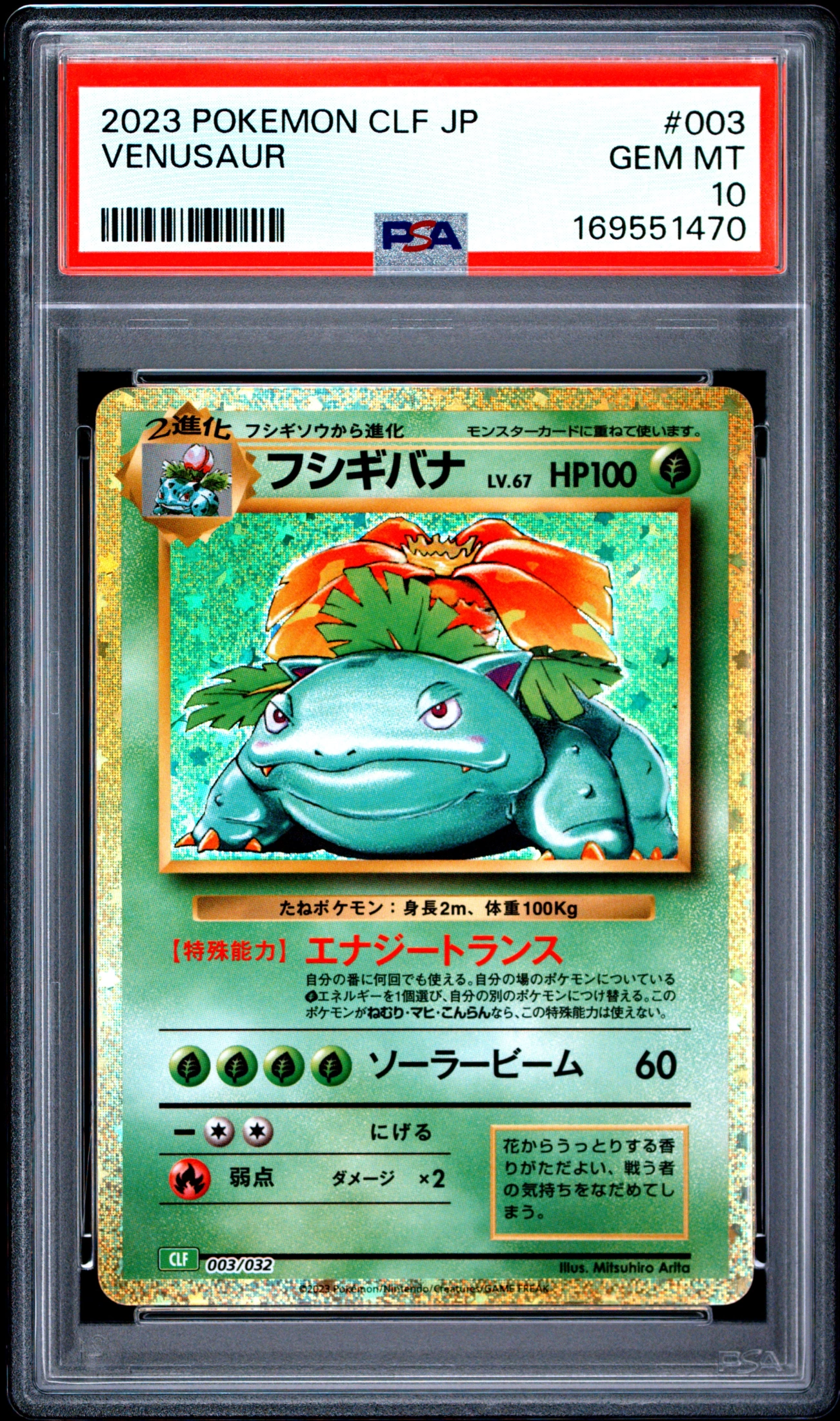 003 venusaur — Voorkant