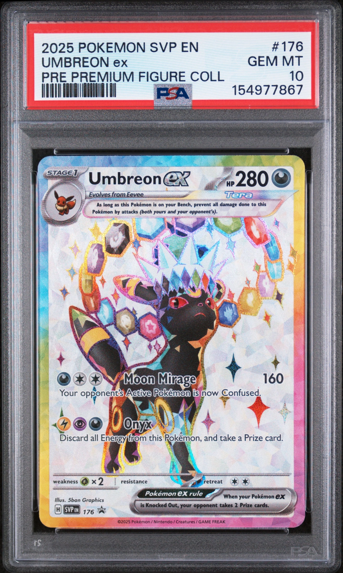 Umbreon ex (SVP 176) — Voorkant