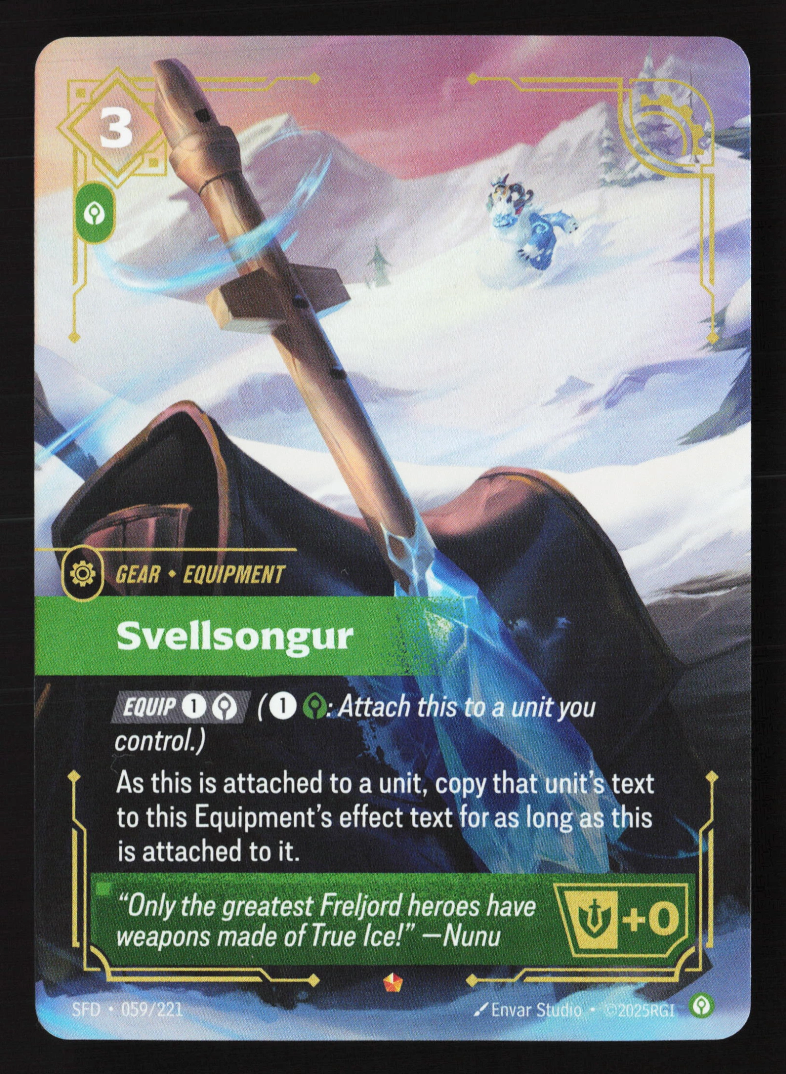Svellsongur (SFD 059) — Voorkant