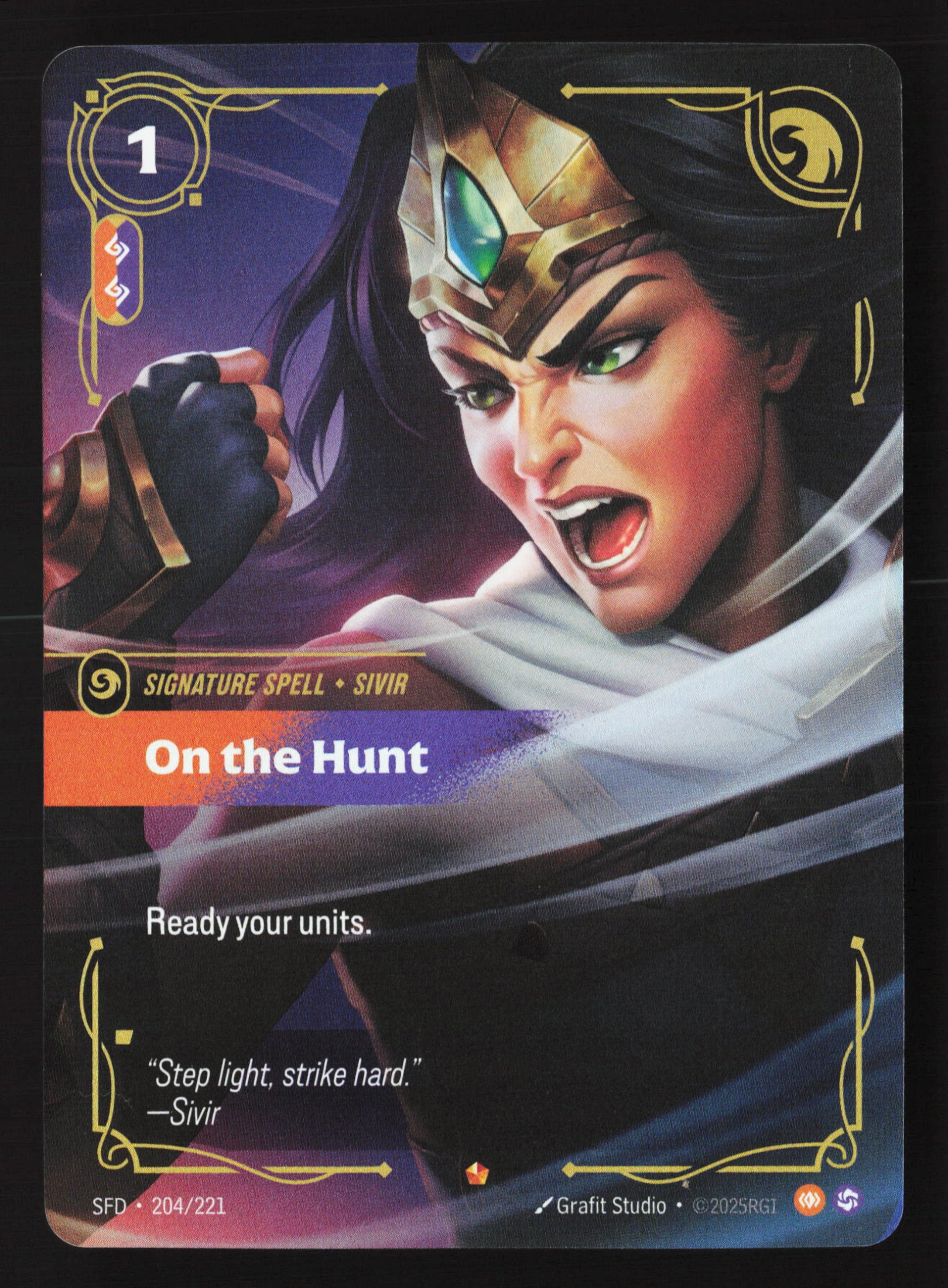 On The Hunt (SFD 204) — Voorkant