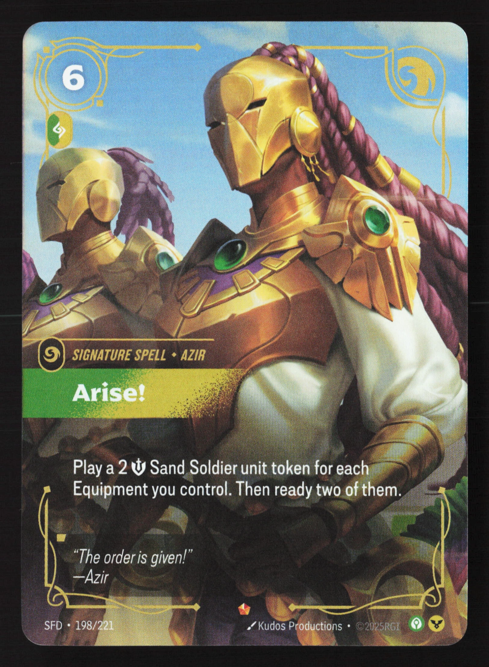 Arise! (SFD 198) — Voorkant