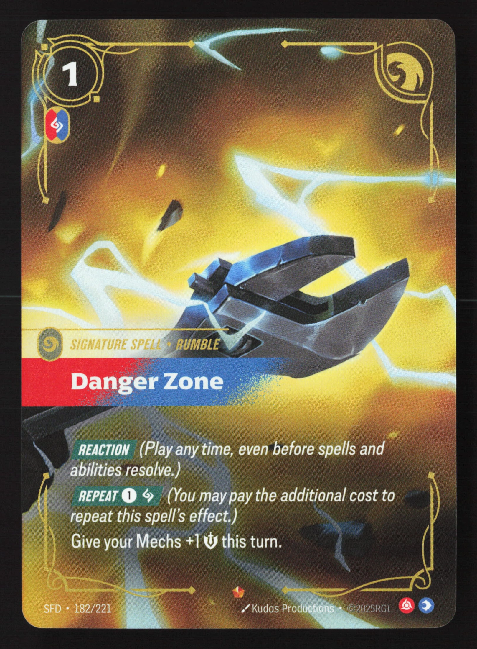 Danger Zone (SFD 182) — Voorkant