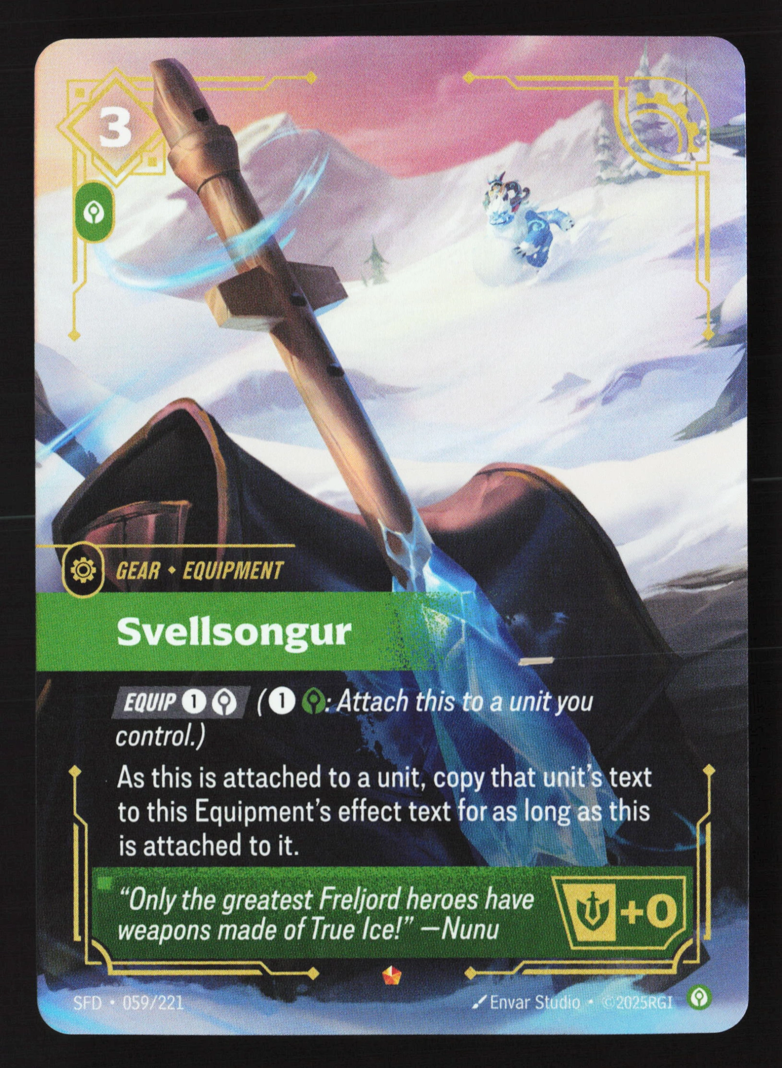Svellsongur (SFD 059) — Voorkant