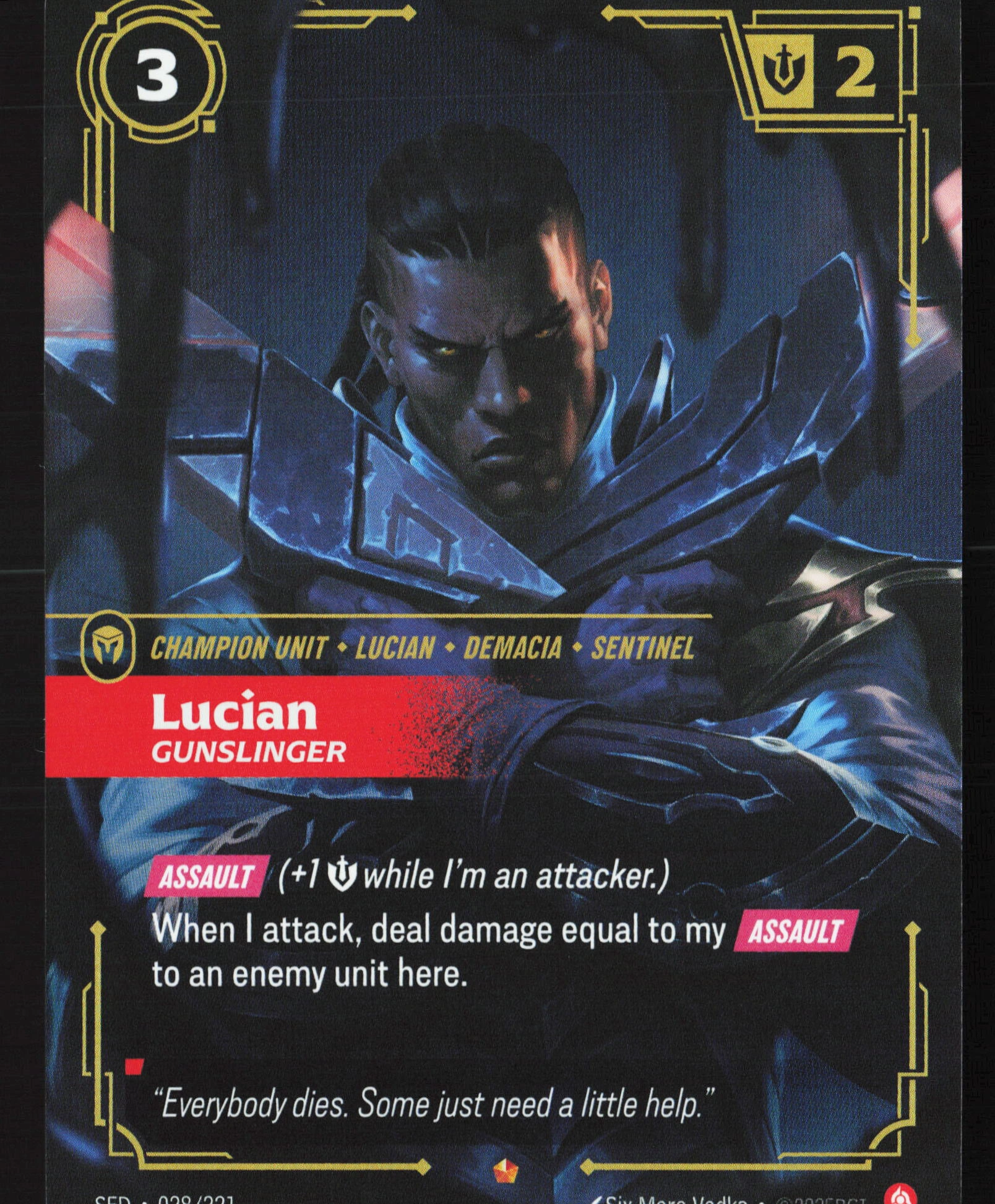 Lucian, Gunslinger (SFD 028) — Voorkant
