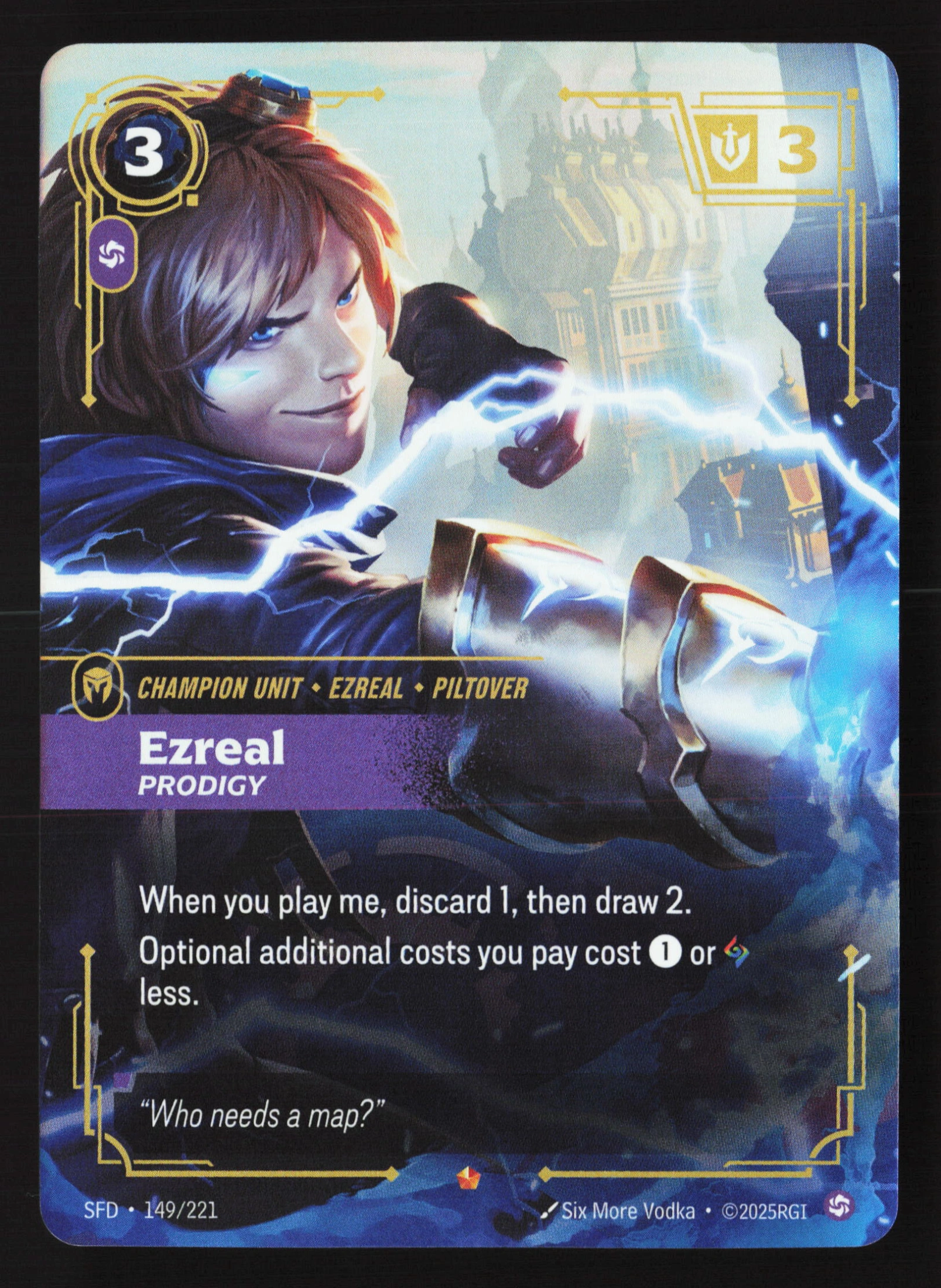 Ezreal, Prodigy (SFD 149) — Voorkant