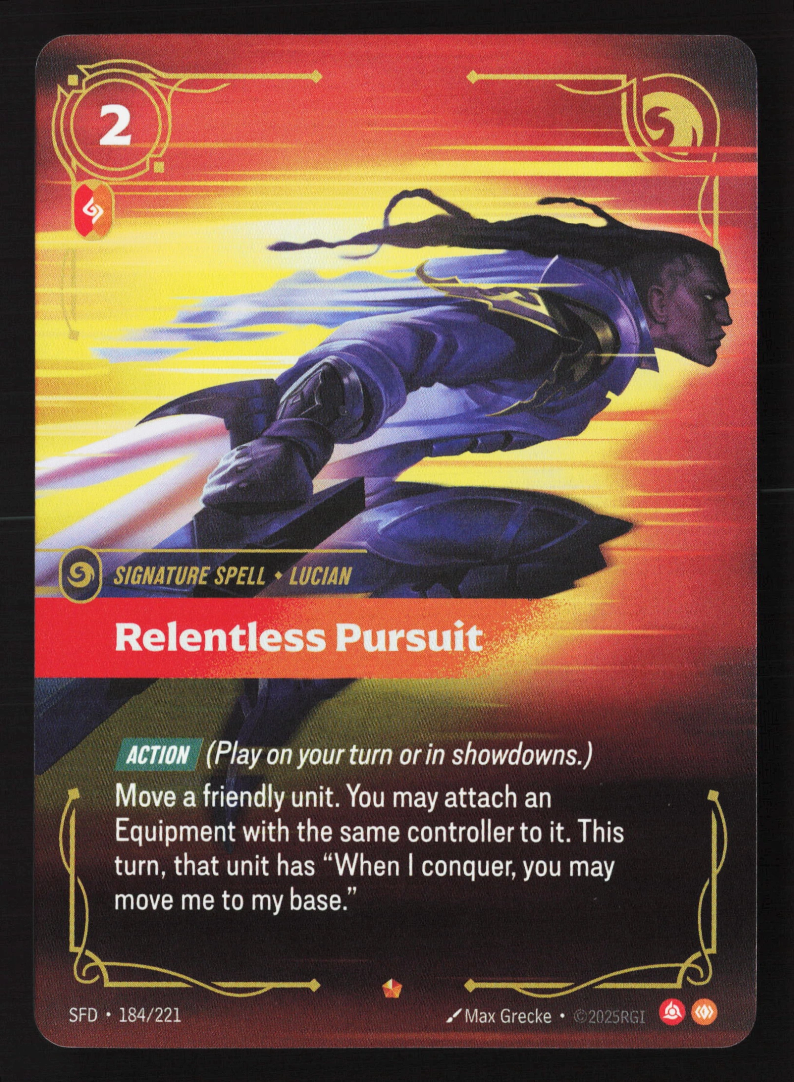 Relentless Pursuit (SFD 184) — Voorkant
