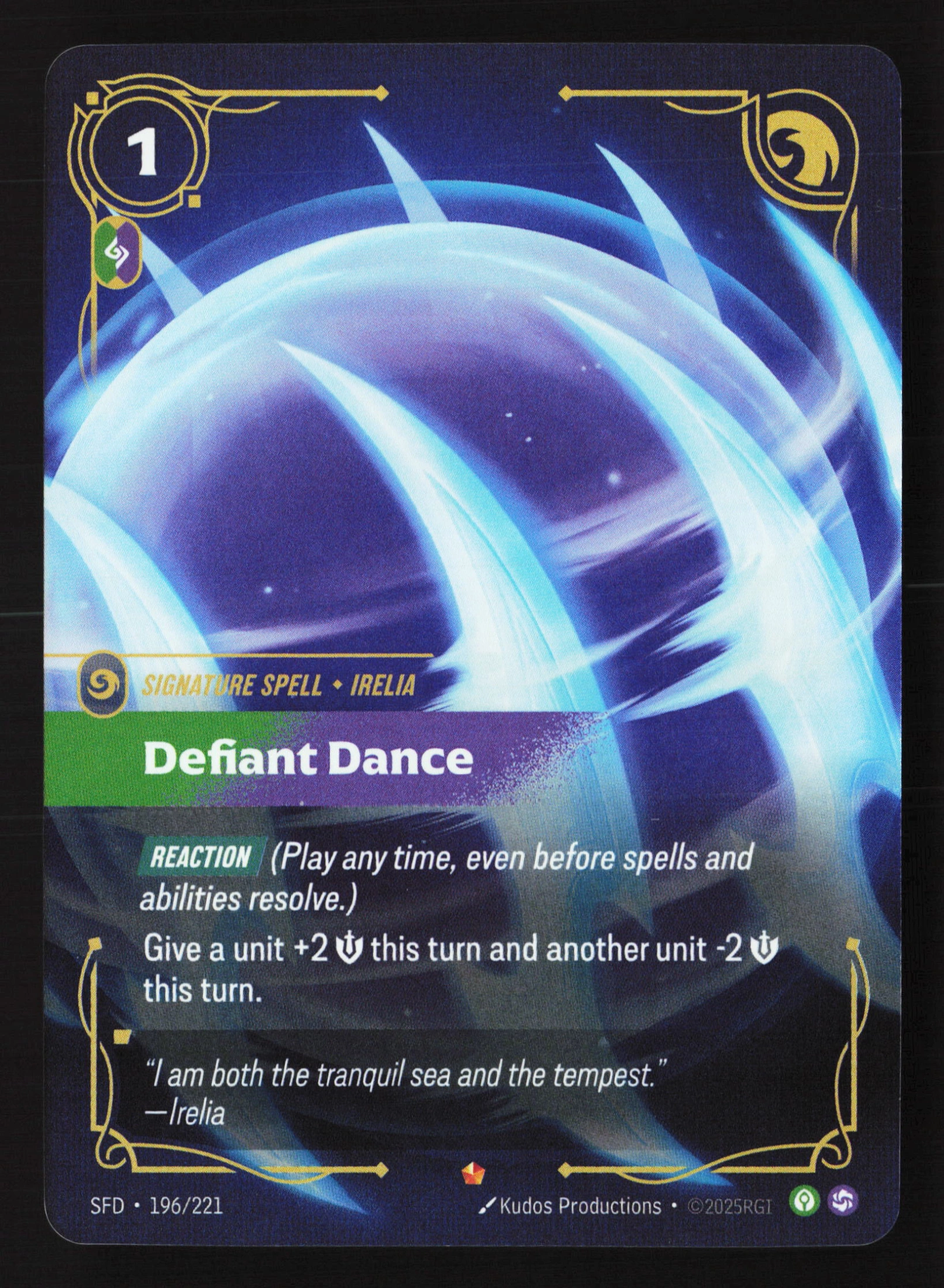 Defiant Dance (SFD 196) — Voorkant