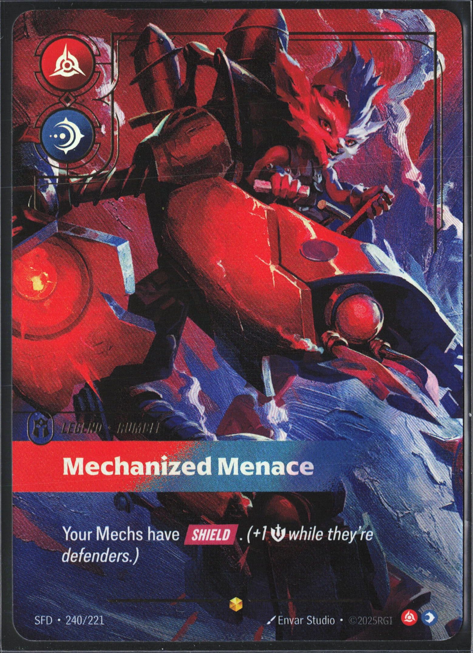 Mechanized Menace (SFD 240) — Voorkant