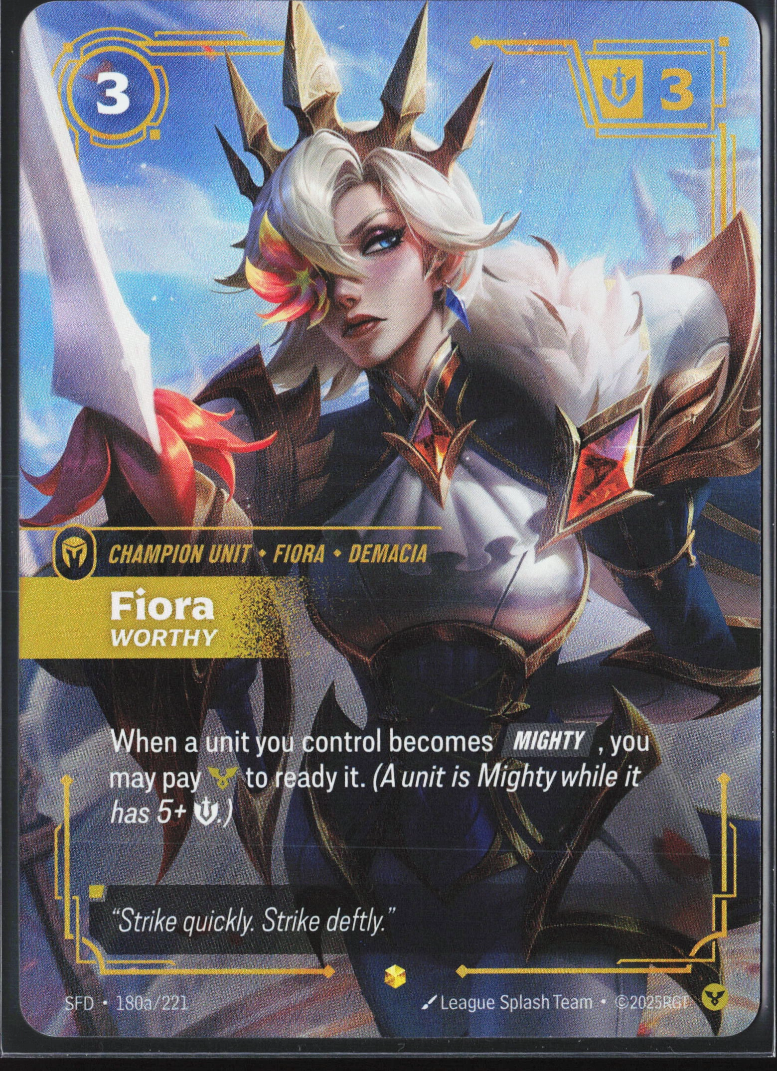 Fiora, Worthy (SFD 180a) — Voorkant