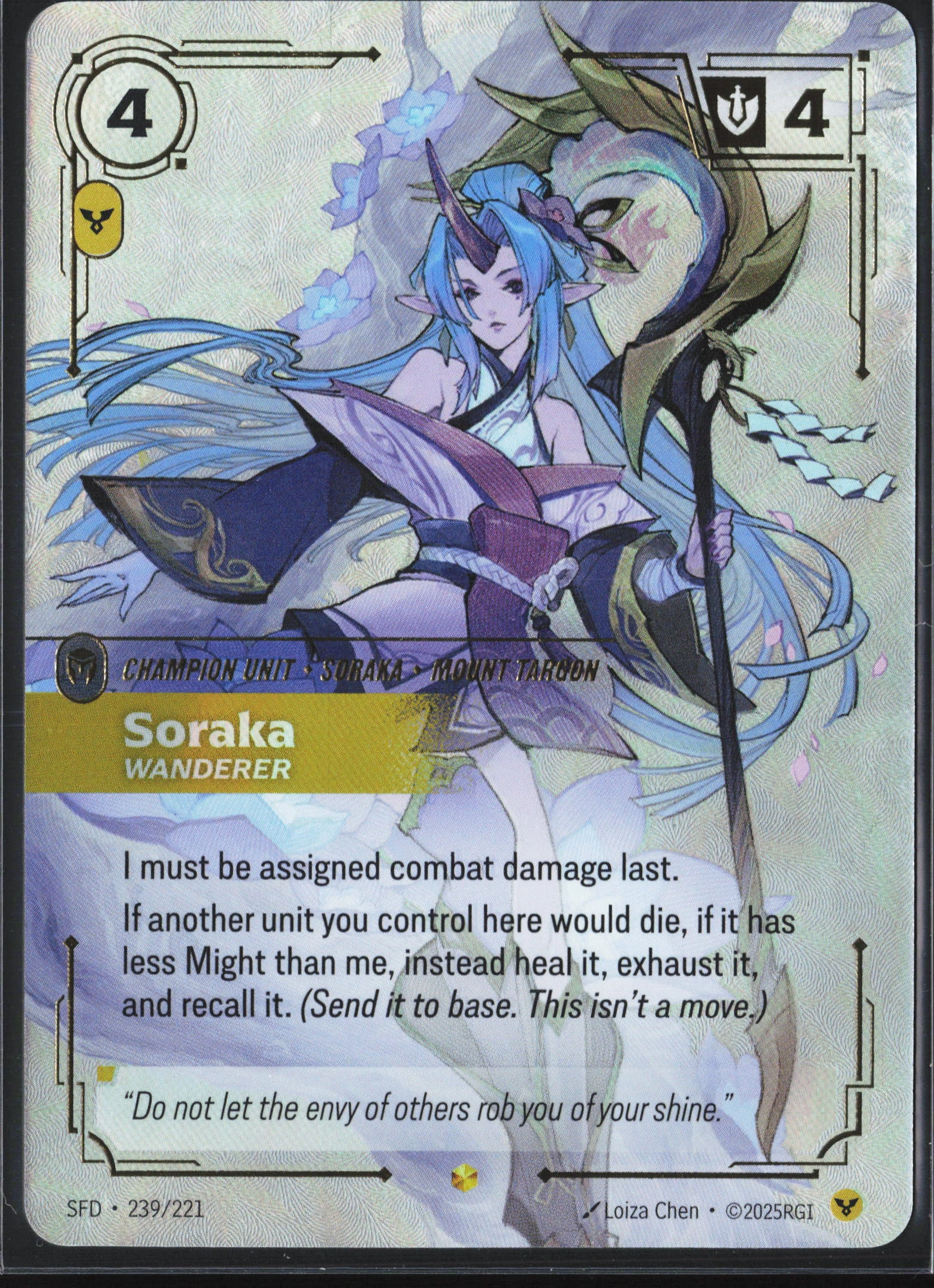 Soraka, Wanderer (SFD 239) — Voorkant