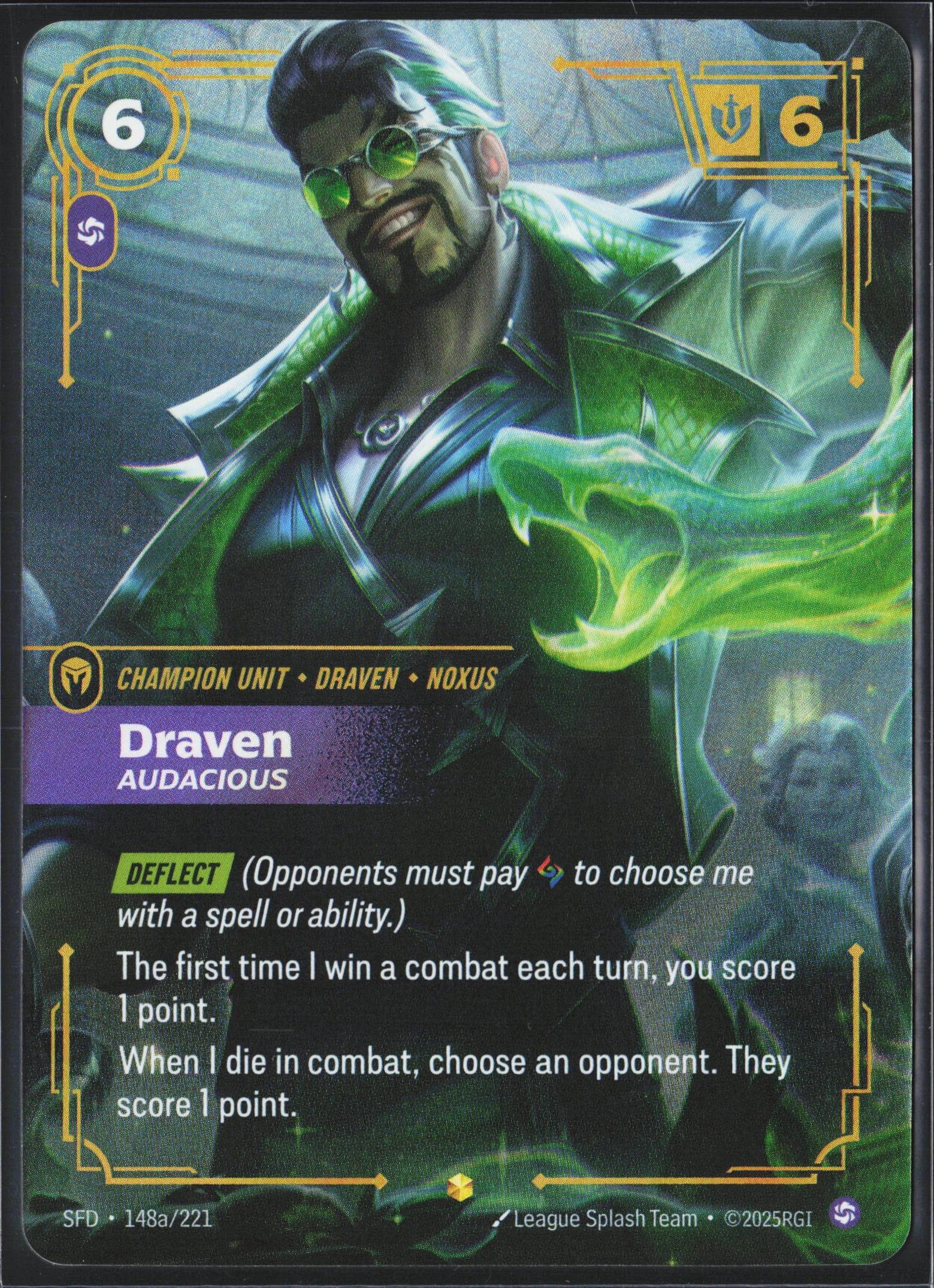 Draven, Audacious (SFD 148a) — Voorkant