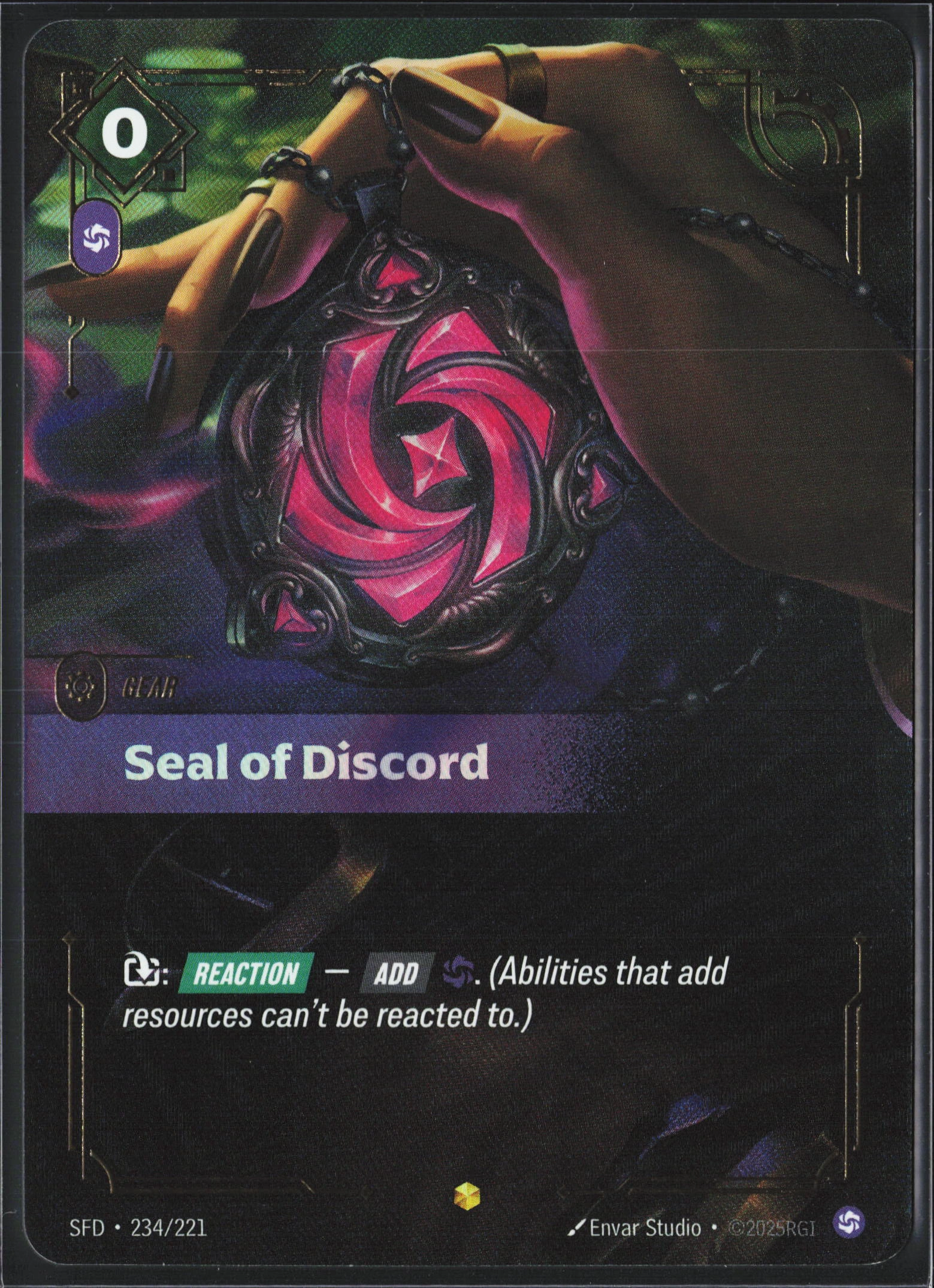 Seal Of Discord (SFD 234) — Voorkant
