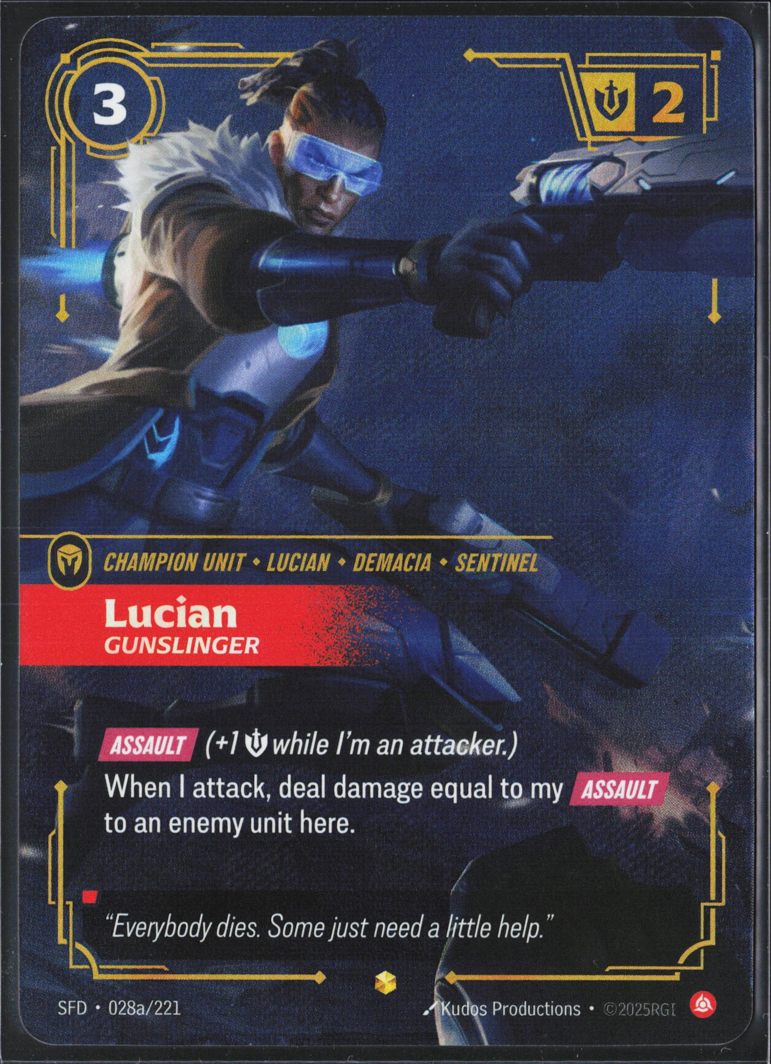 Lucian, Gunslinger (SFD 28a) — Voorkant