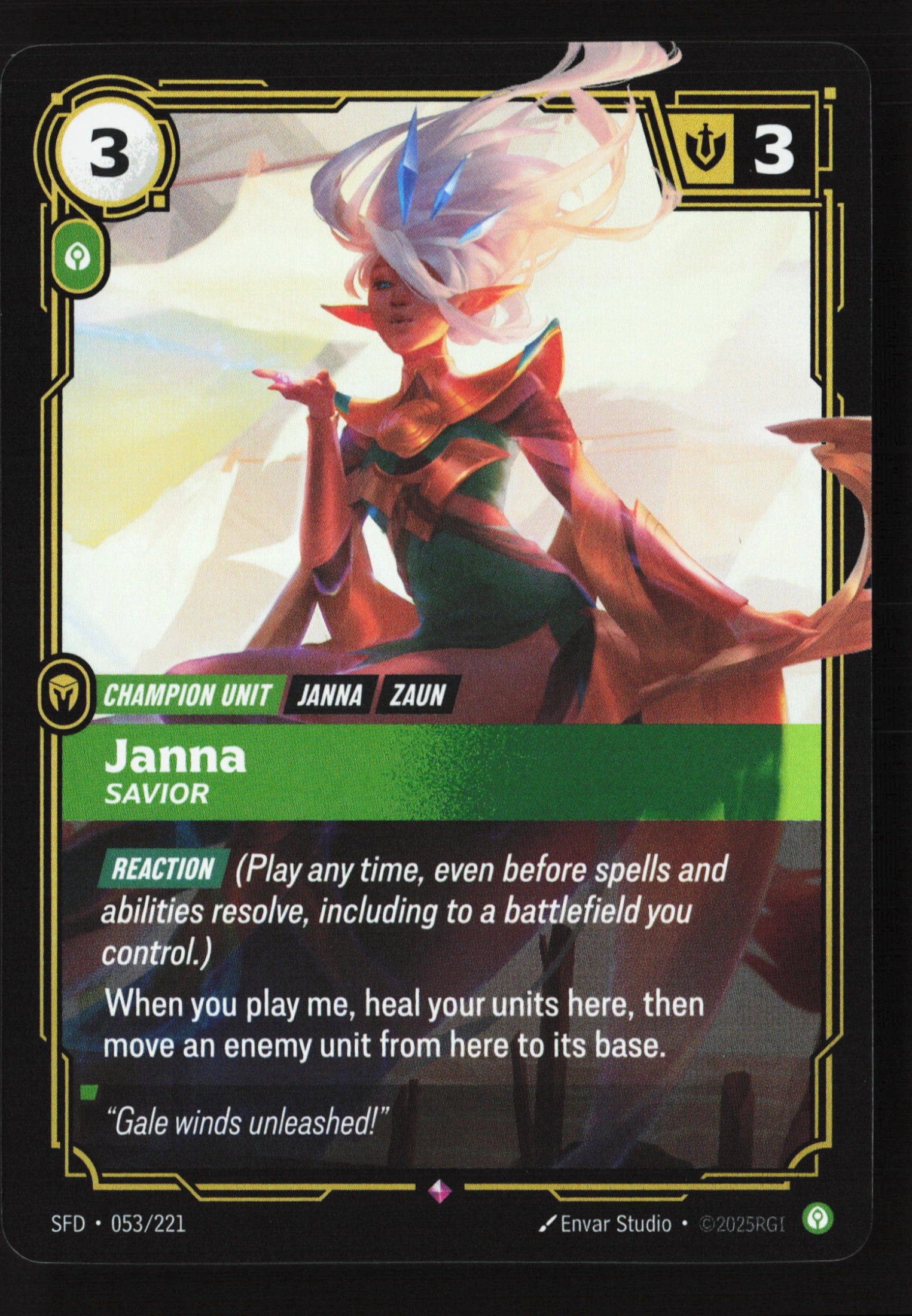 Janna, Savior (SFD 053) — Voorkant