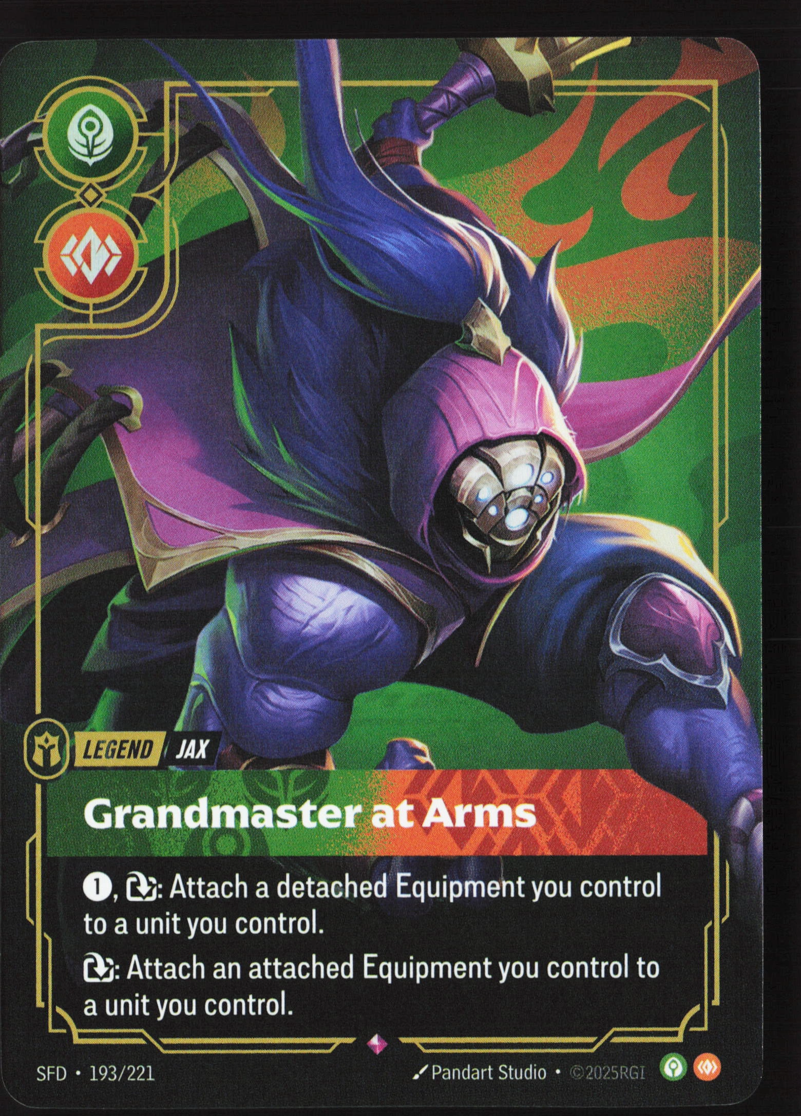Grandmaster At Arms (SFD 193) — Voorkant