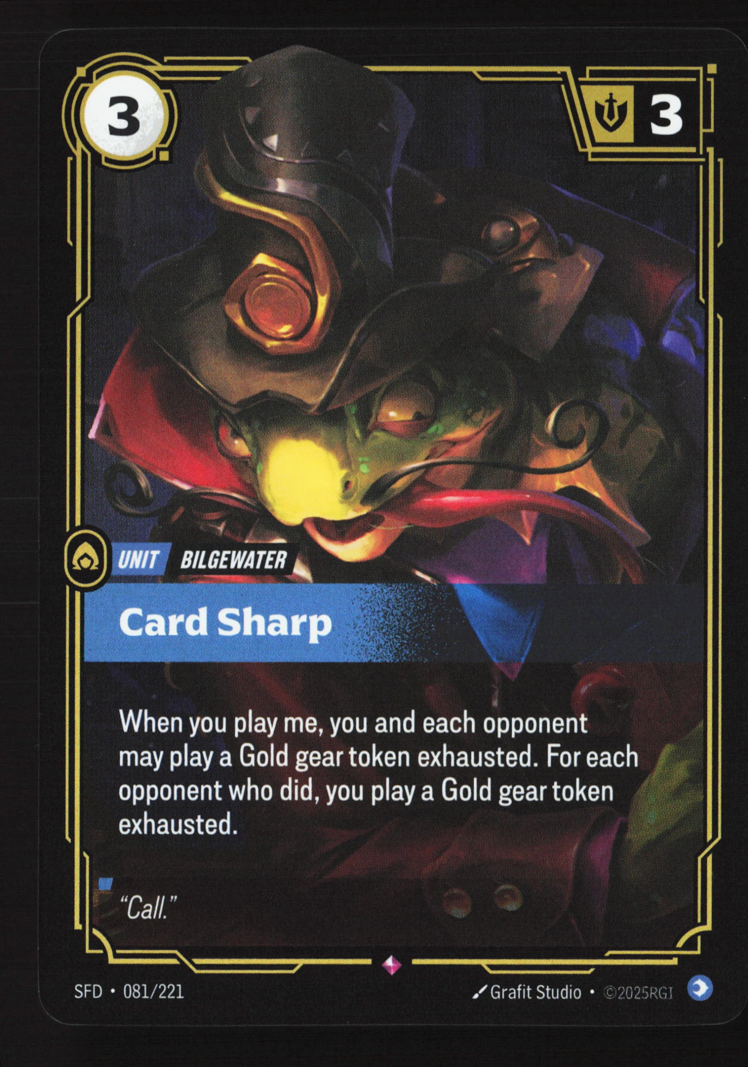 Card Sharp (SFD 081) — Voorkant