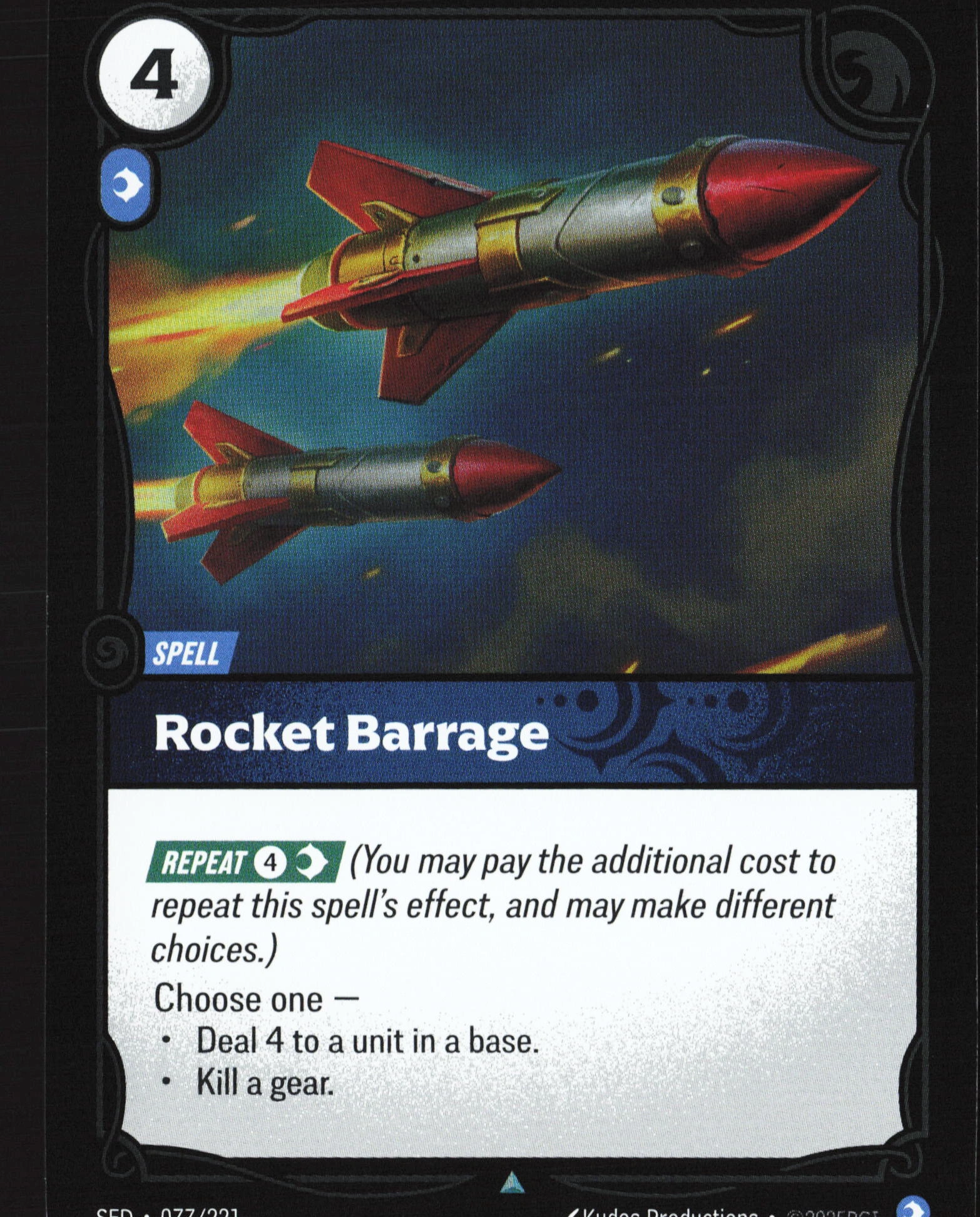 Rocket Barrage (SFD 077) — Voorkant