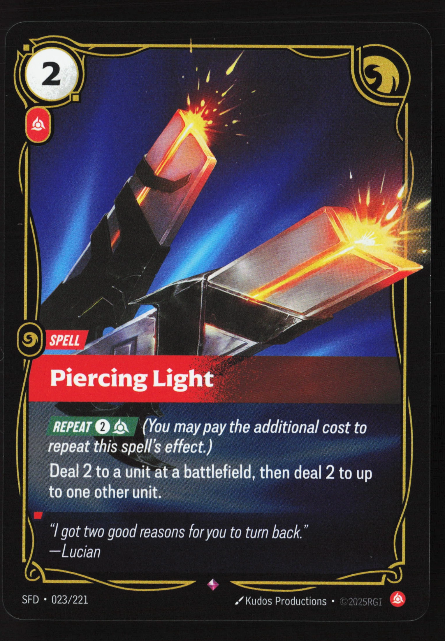 Piercing Light (SFD 023) — Voorkant