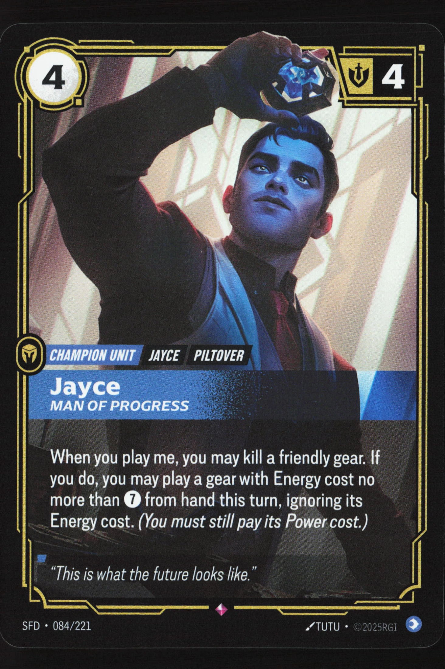 Jayce, Man Of Progress (SFD 084) — Voorkant
