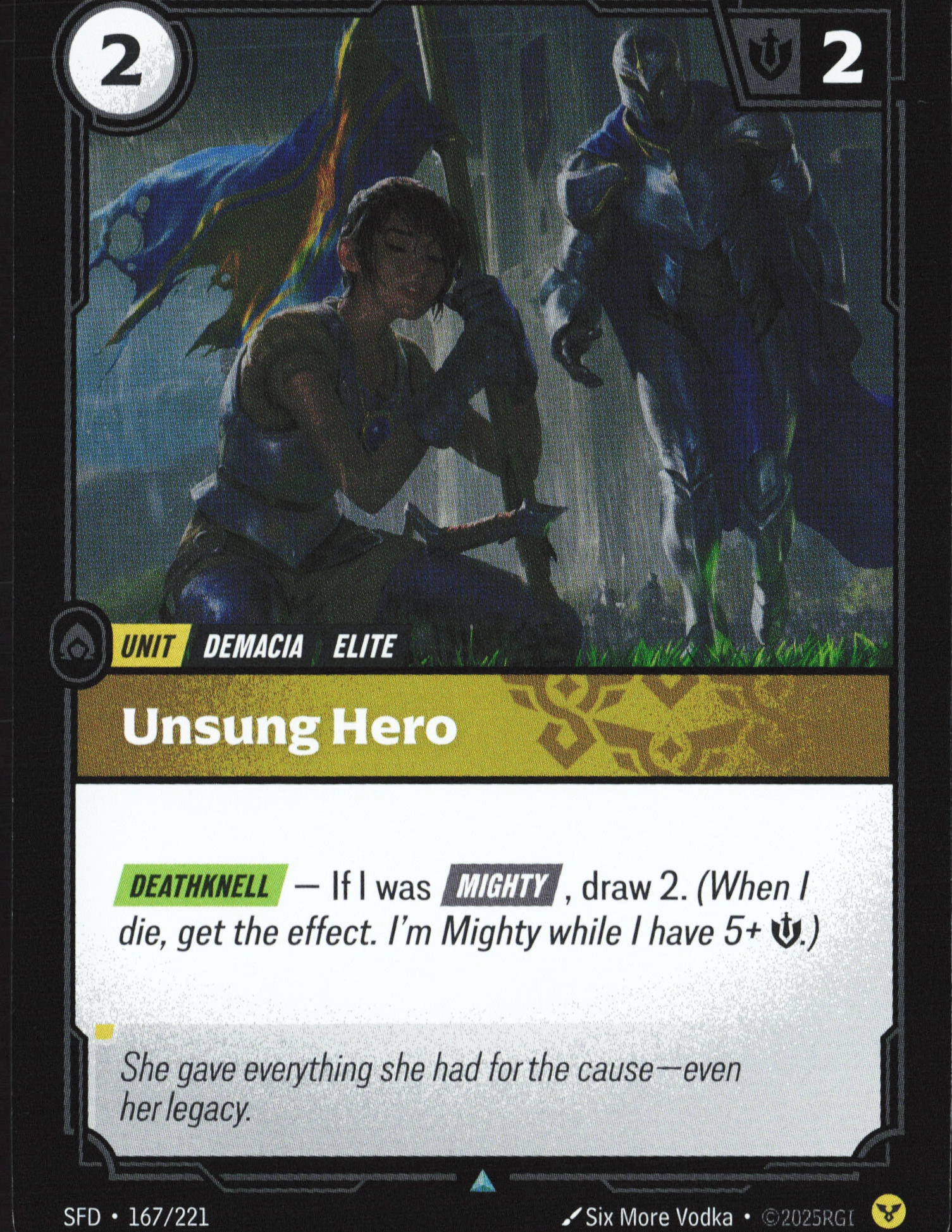 Unsung Hero (SFD 167) — Voorkant