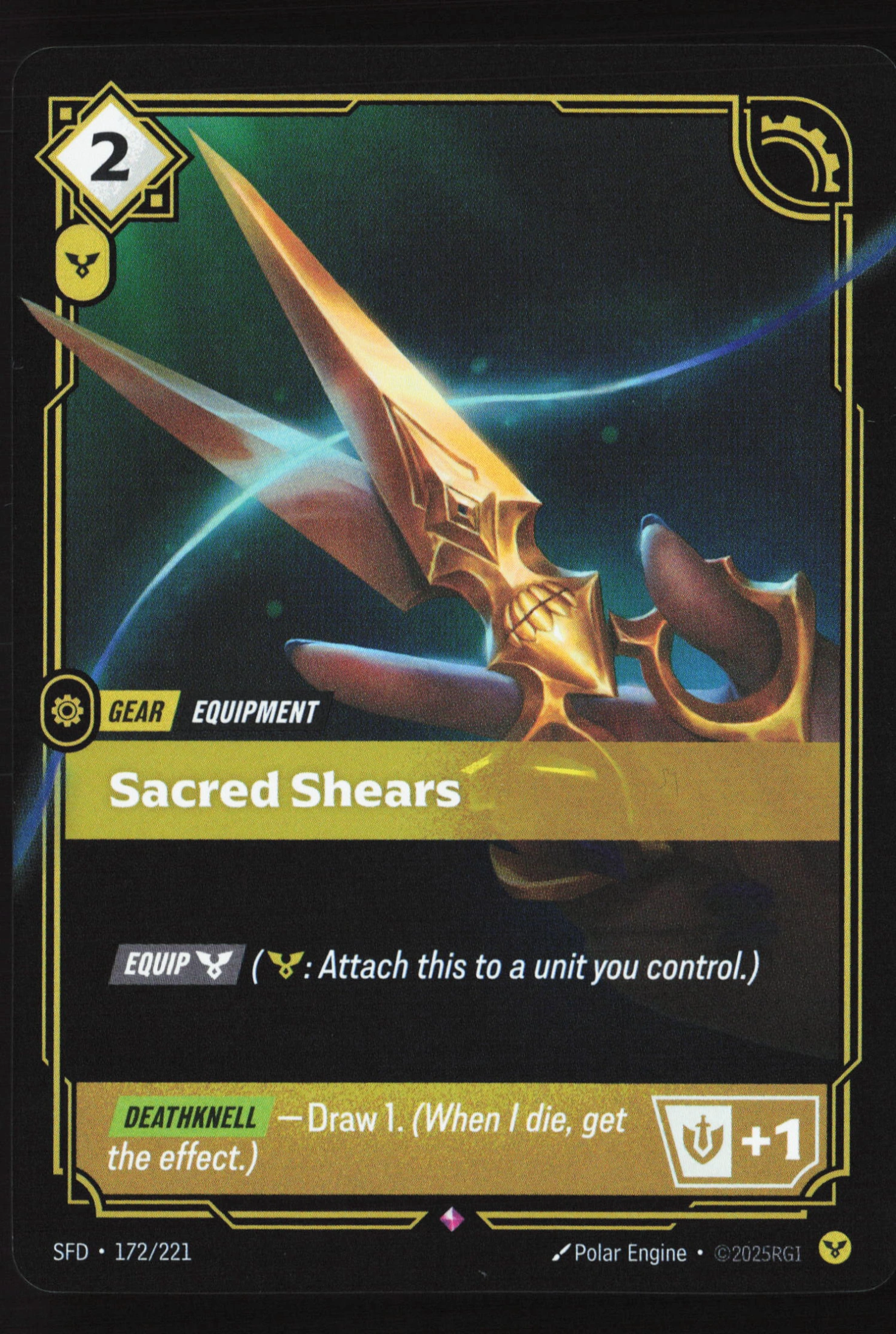 Sacred Shears (SFD 172) — Voorkant