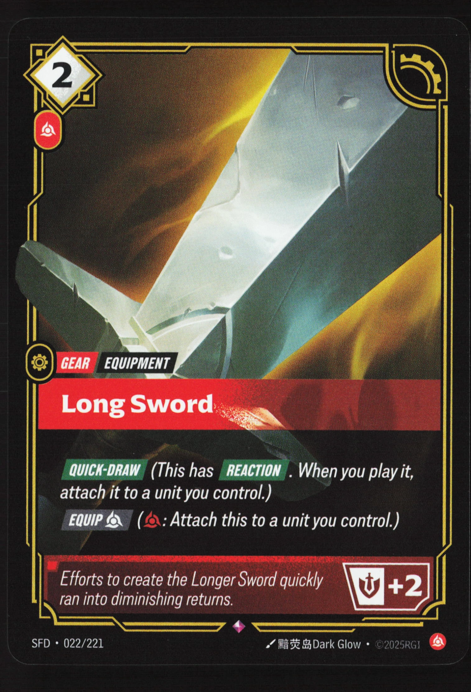 Long Sword (SFD 022) — Voorkant