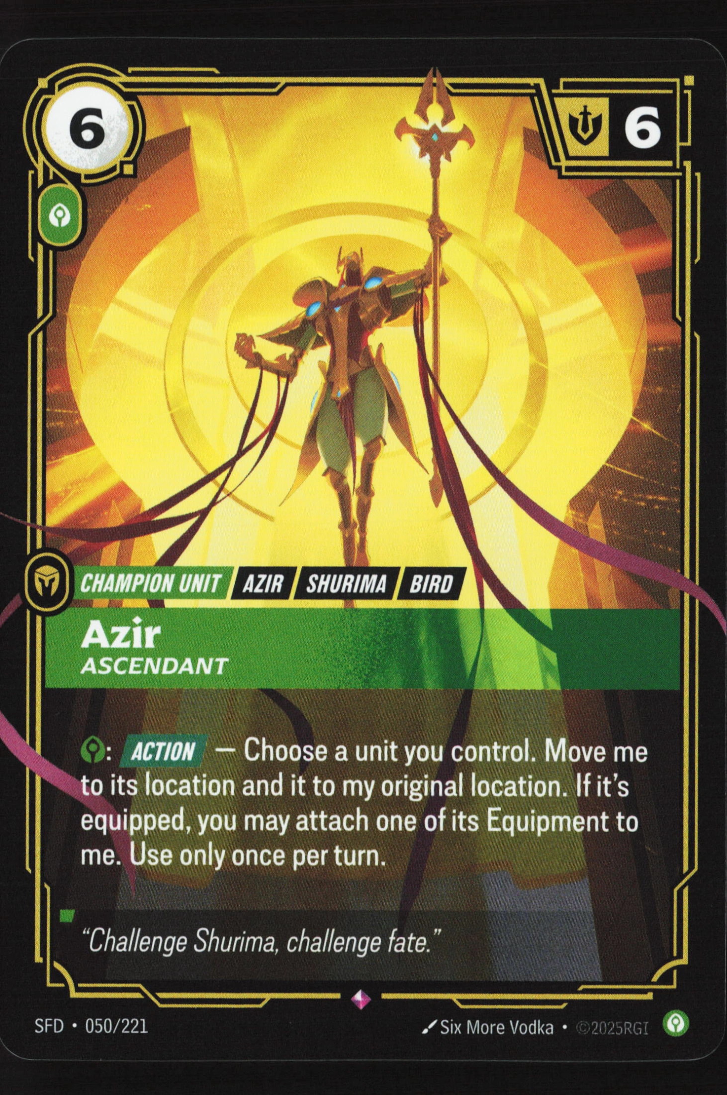 Azir, Ascendant (SFD 050) — Voorkant