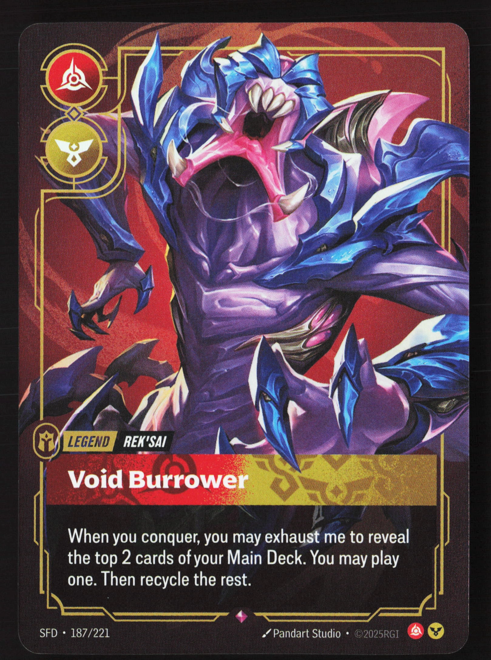 Void Burrower (SFD 187) — Voorkant