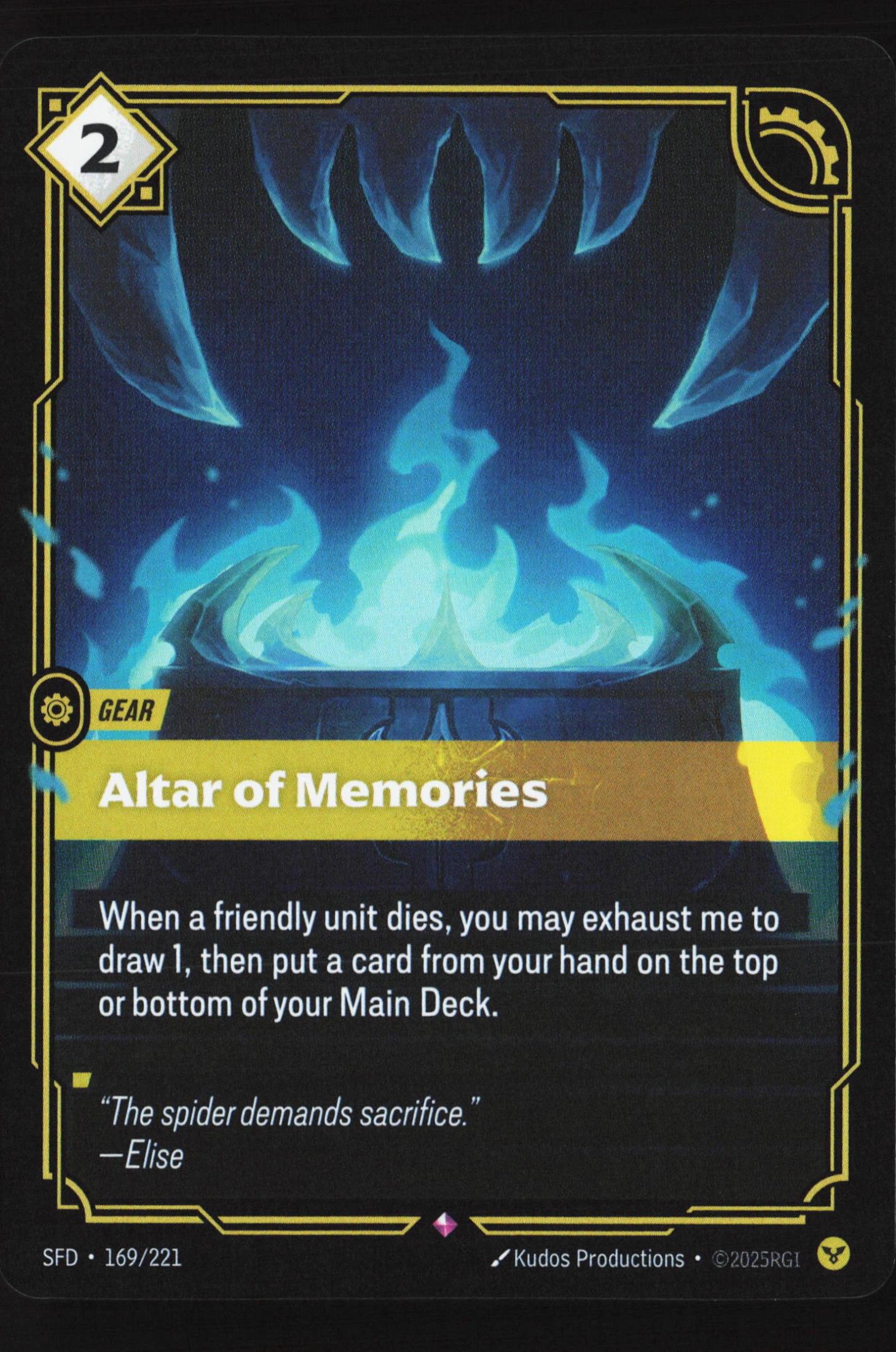 Altar Of Memories (SFD 169) — Voorkant