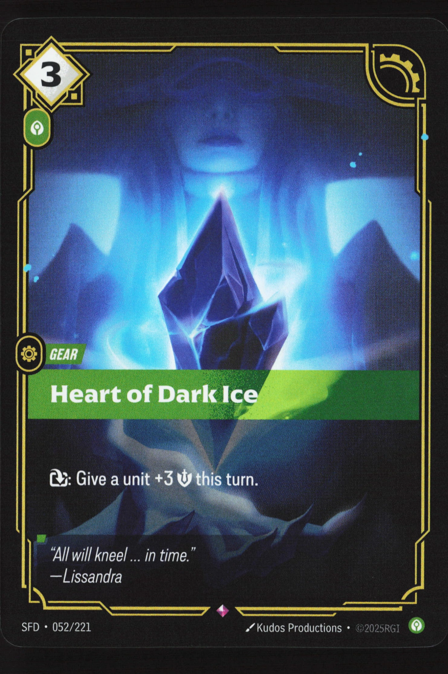 Heart Of Dark Ice (SFD 052) — Voorkant
