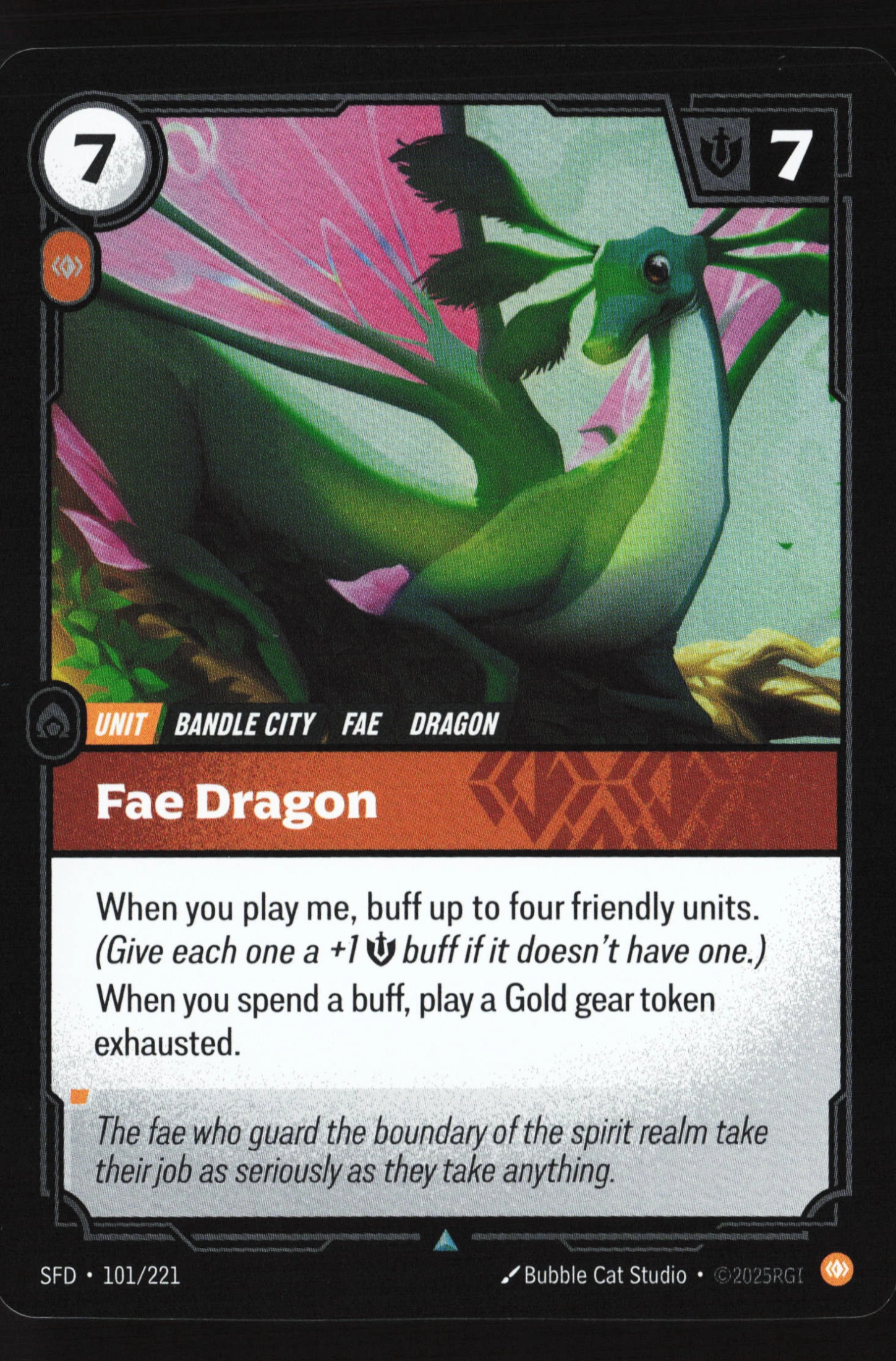 Fae Dragon (SFD 101) — Voorkant