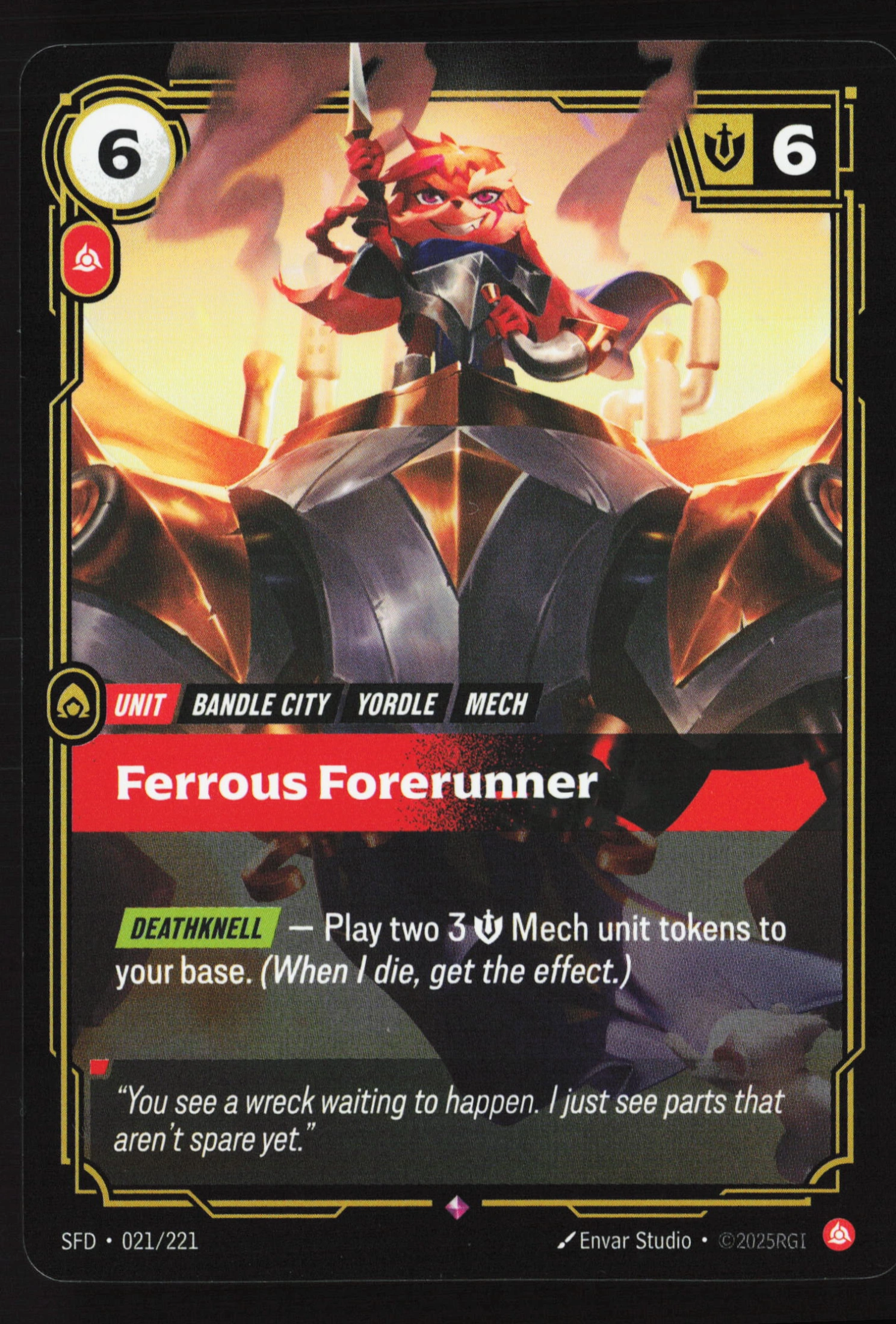 Ferrous Forerunner (SFD 021) — Voorkant