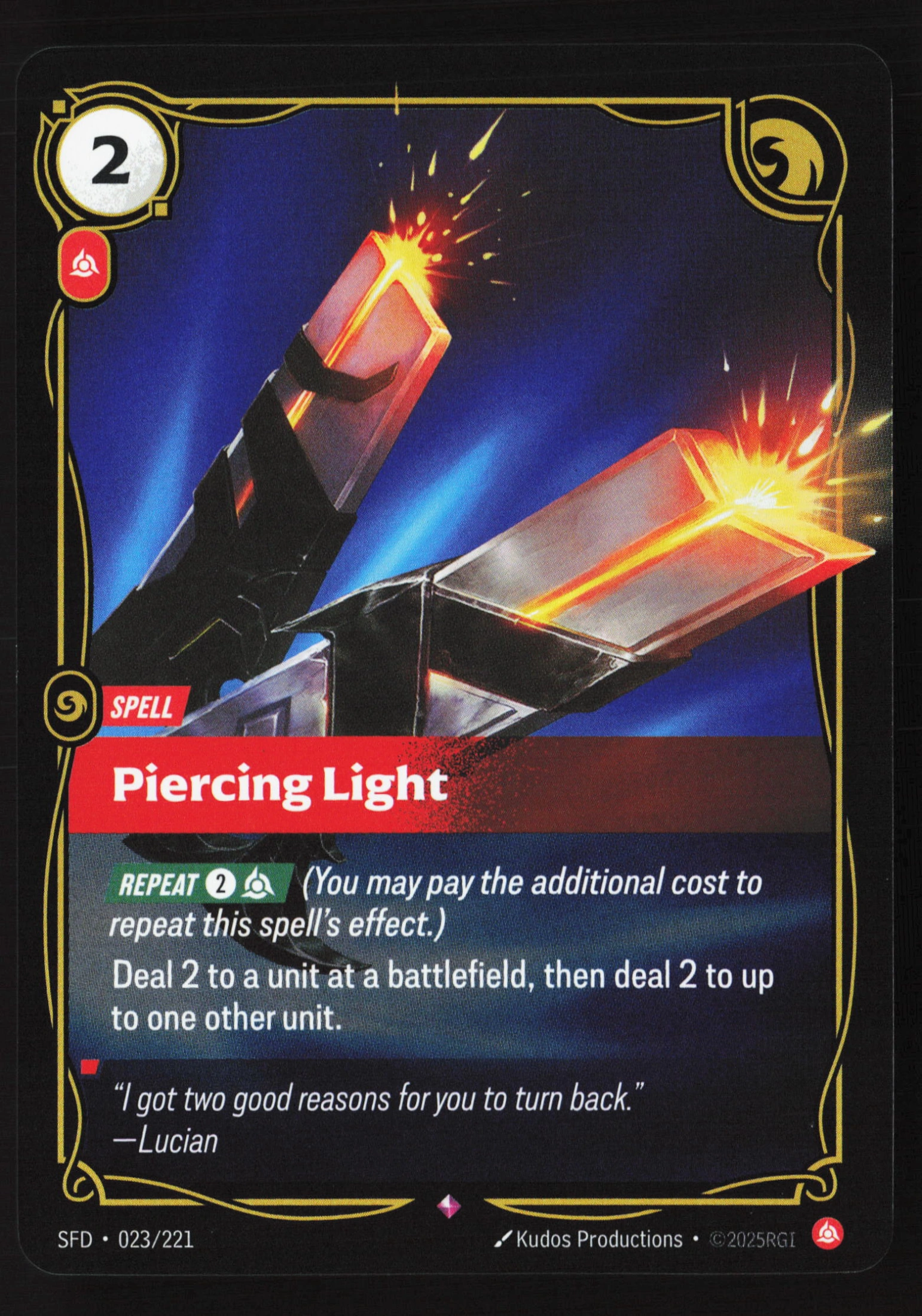 Piercing Light (SFD 023) — Voorkant