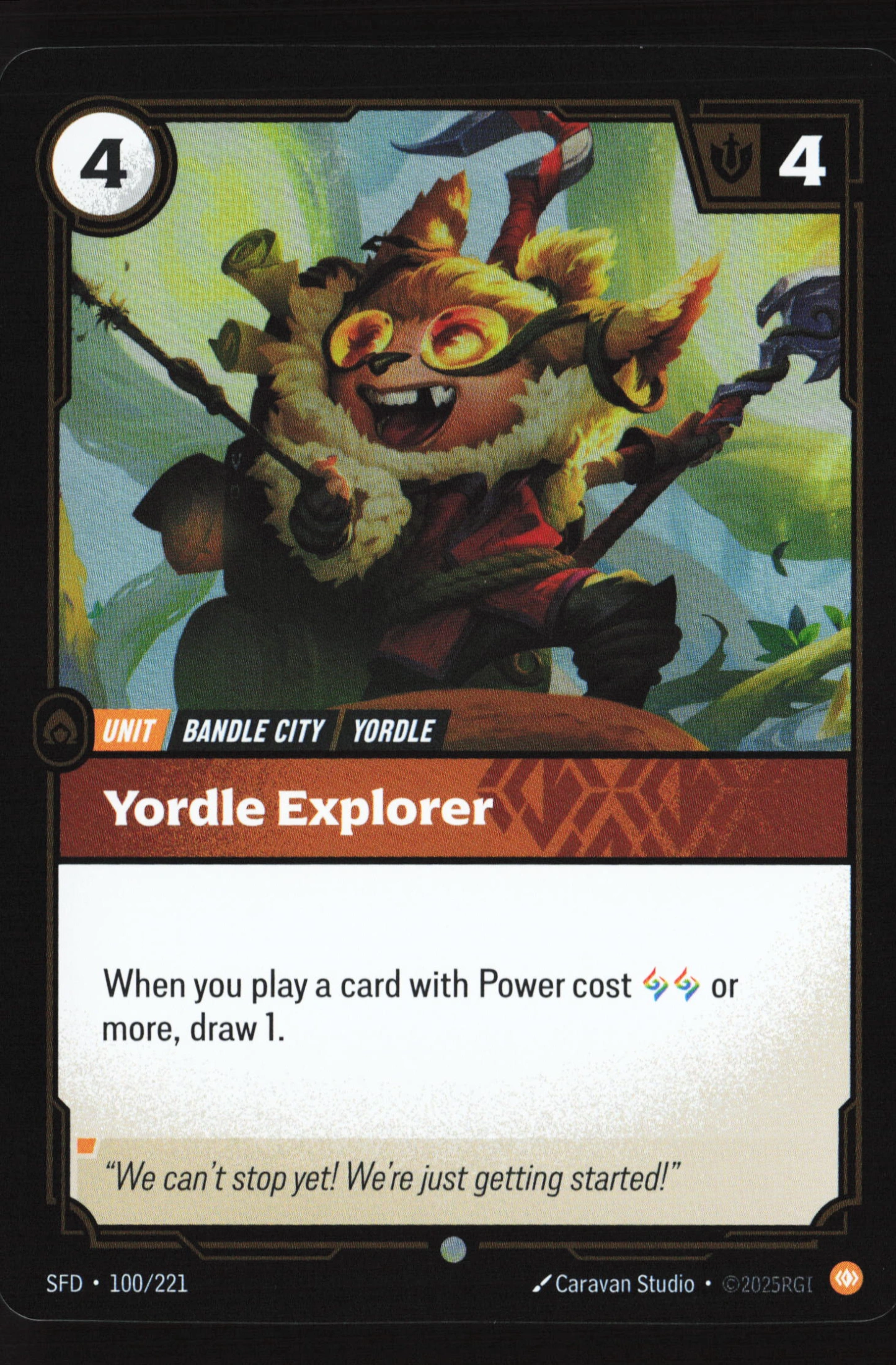 Yordle Explorer (SFD 100) — Voorkant