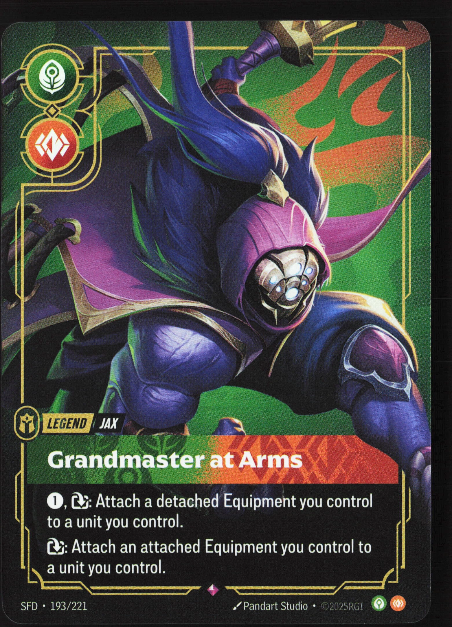 Grandmaster At Arms (SFD 193) — Voorkant