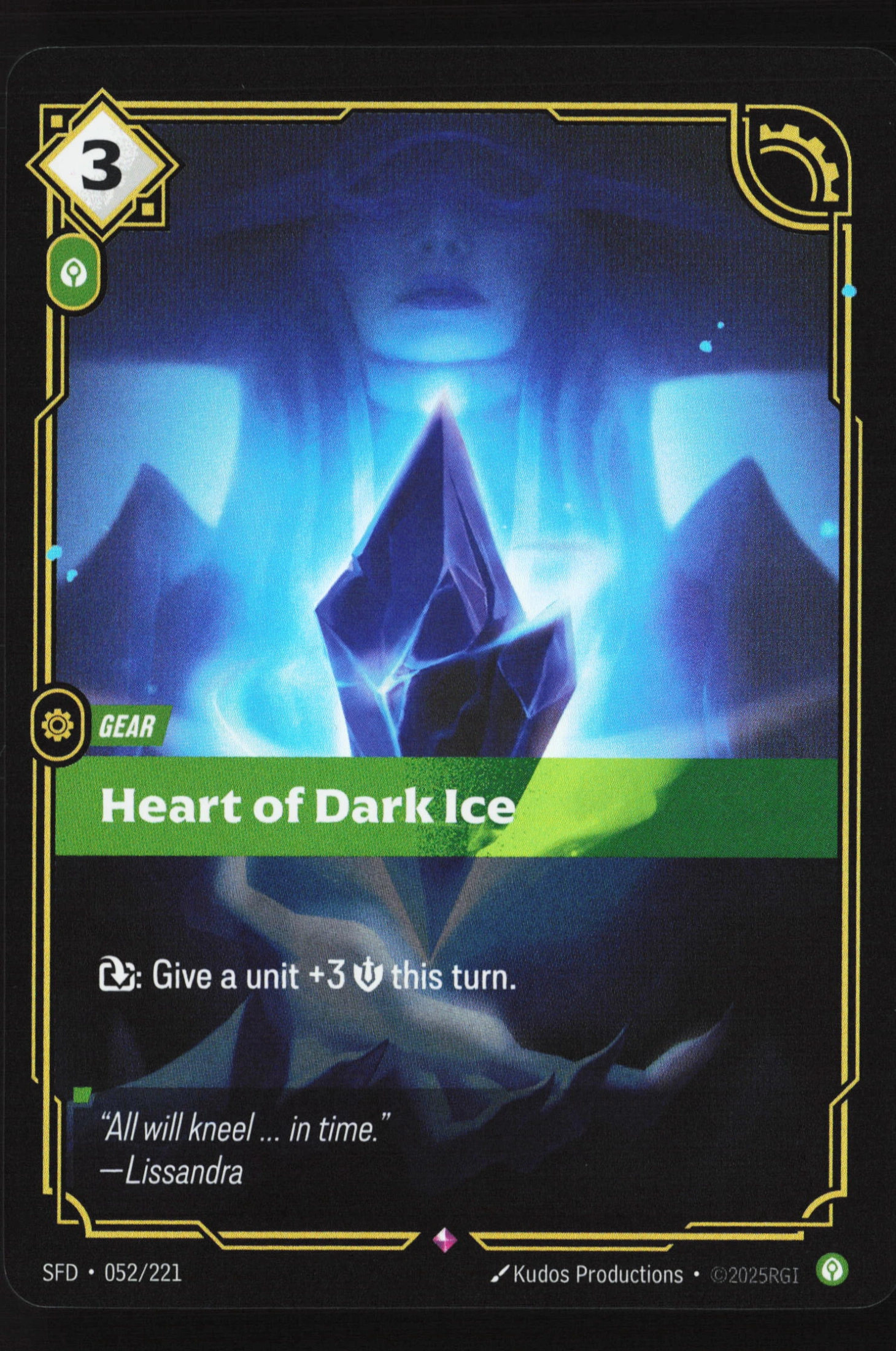 Heart Of Dark Ice (SFD 052) — Voorkant