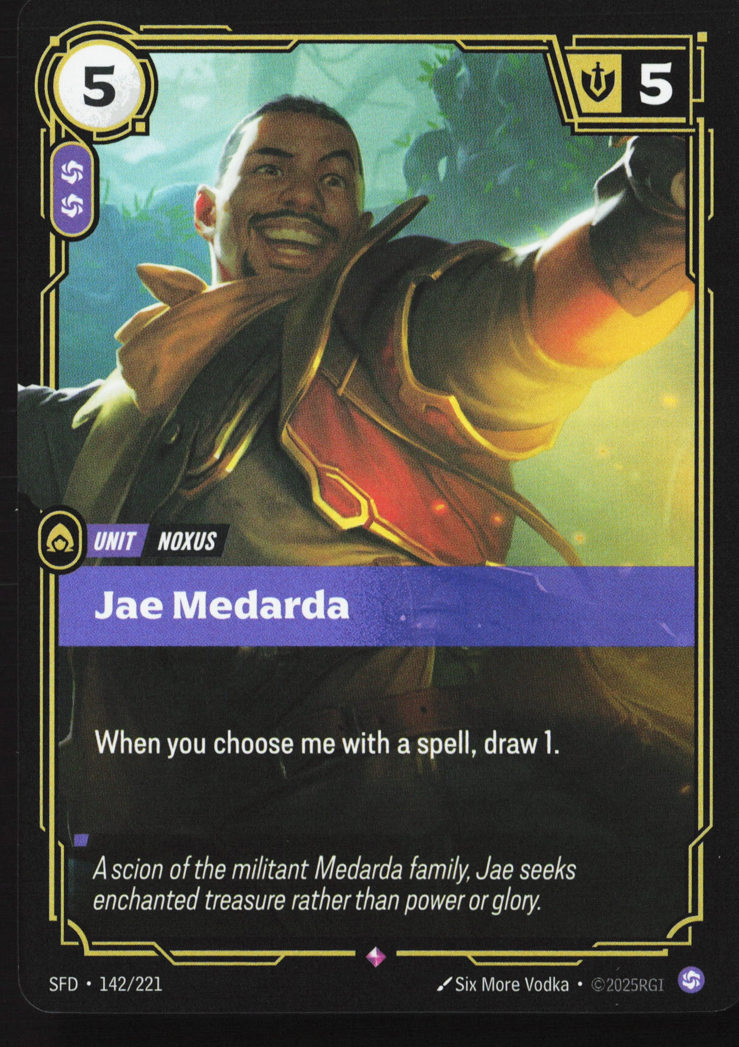 Jae Medarda (SFD 142) — Voorkant