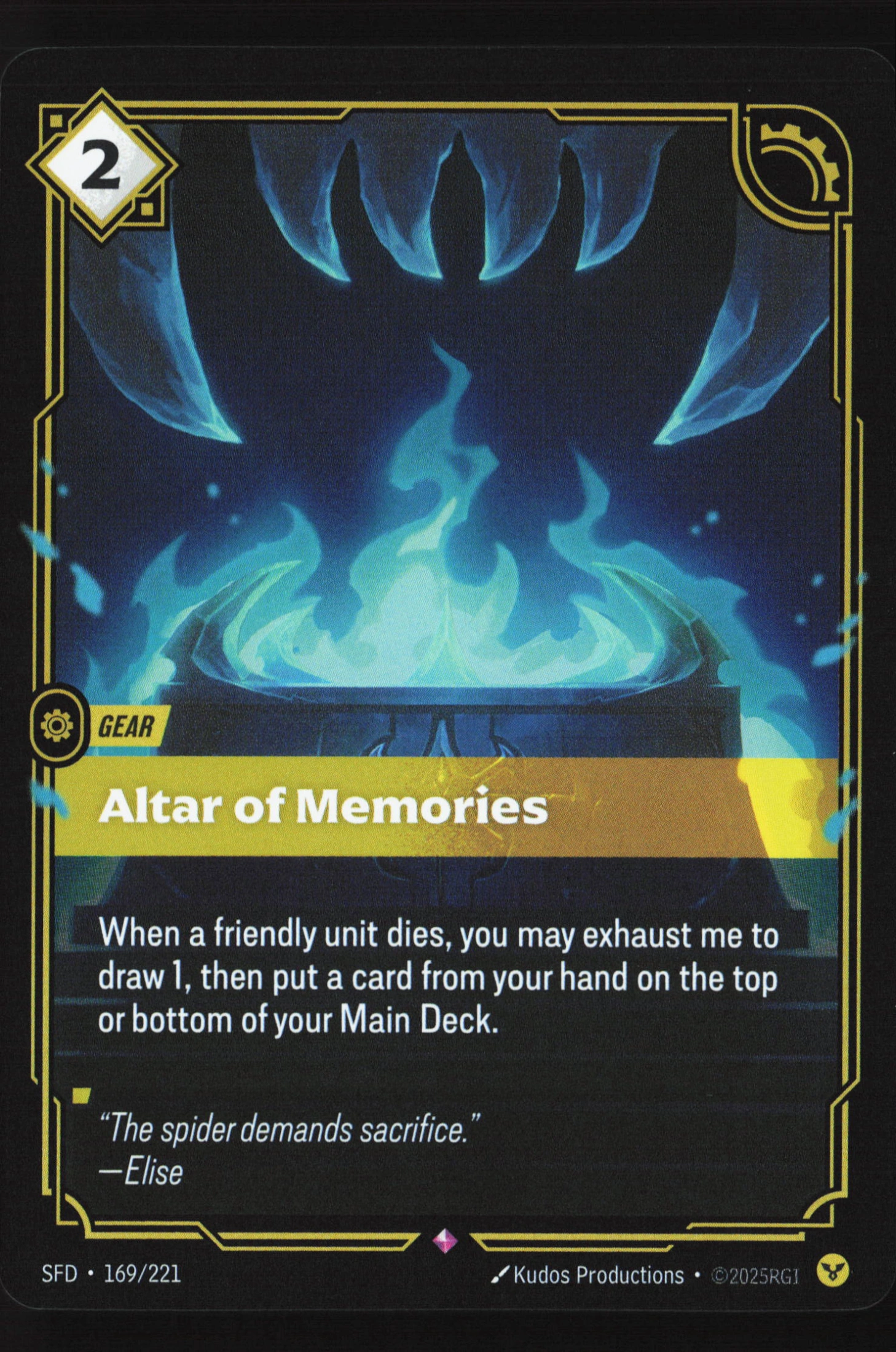 Altar Of Memories (SFD 169) — Voorkant