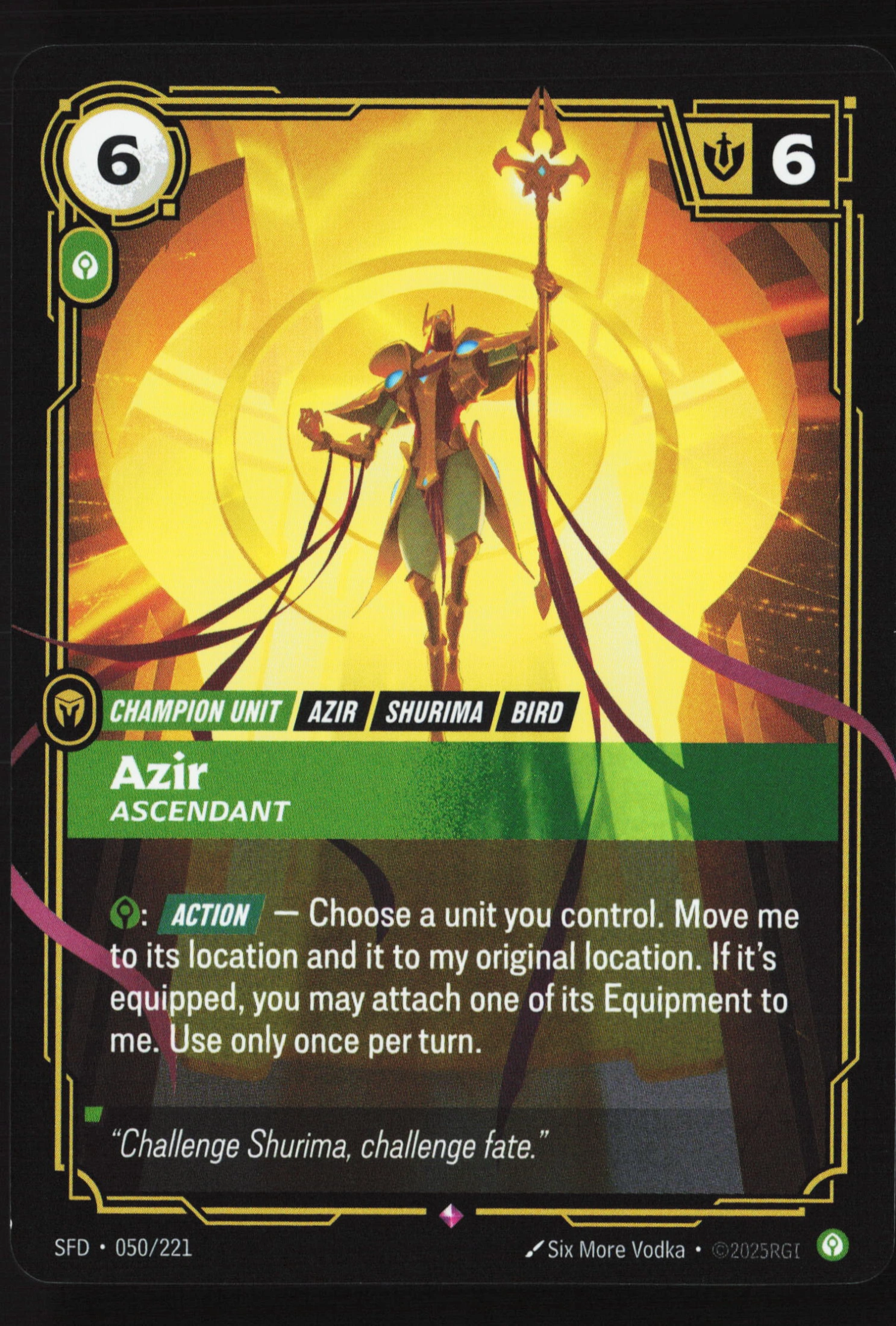 Azir, Ascendant (SFD 050) — Voorkant