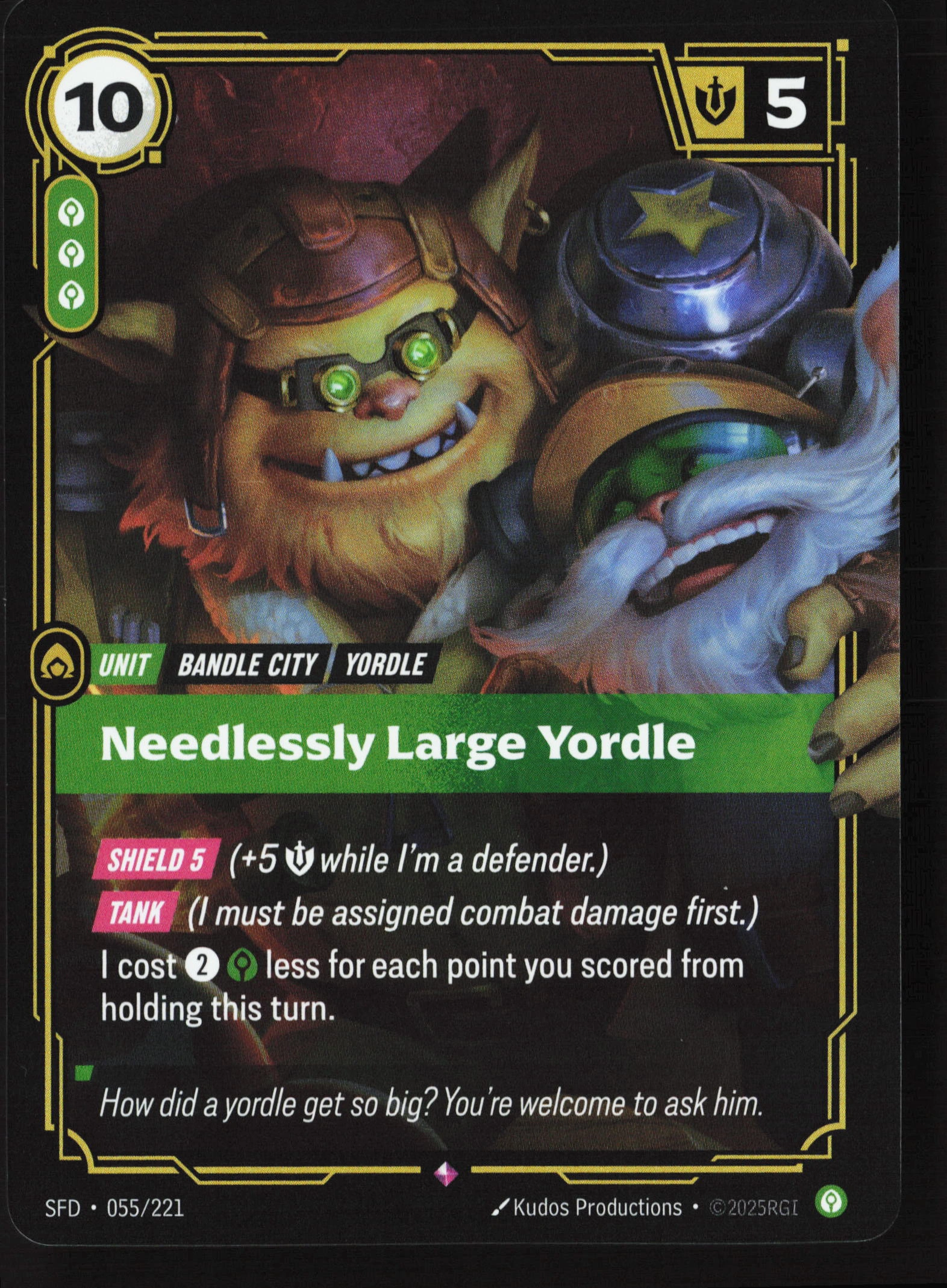 Needlessly Large Yordle (SFD 055) — Voorkant