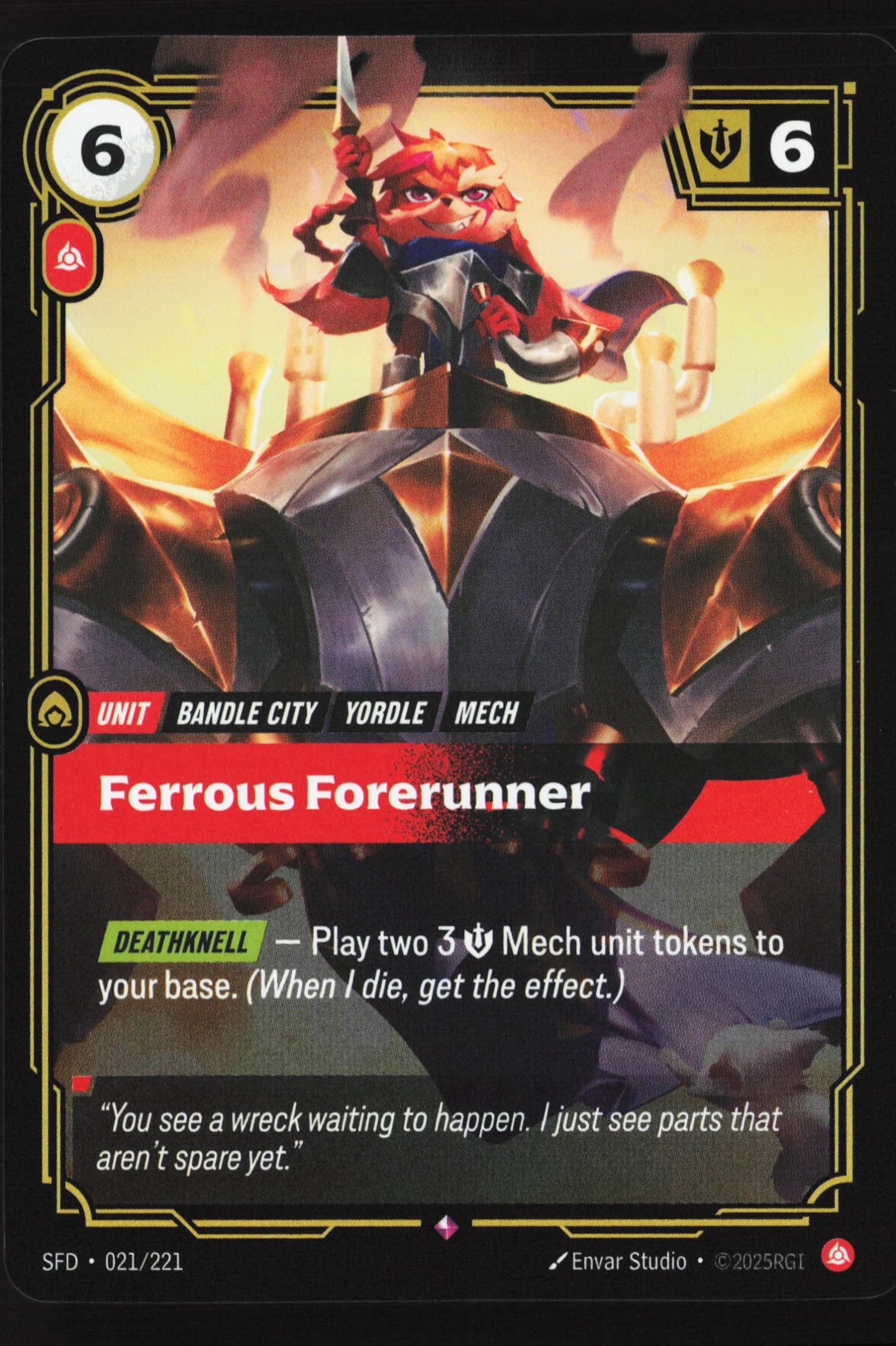 Ferrous Forerunner (SFD 021) — Voorkant