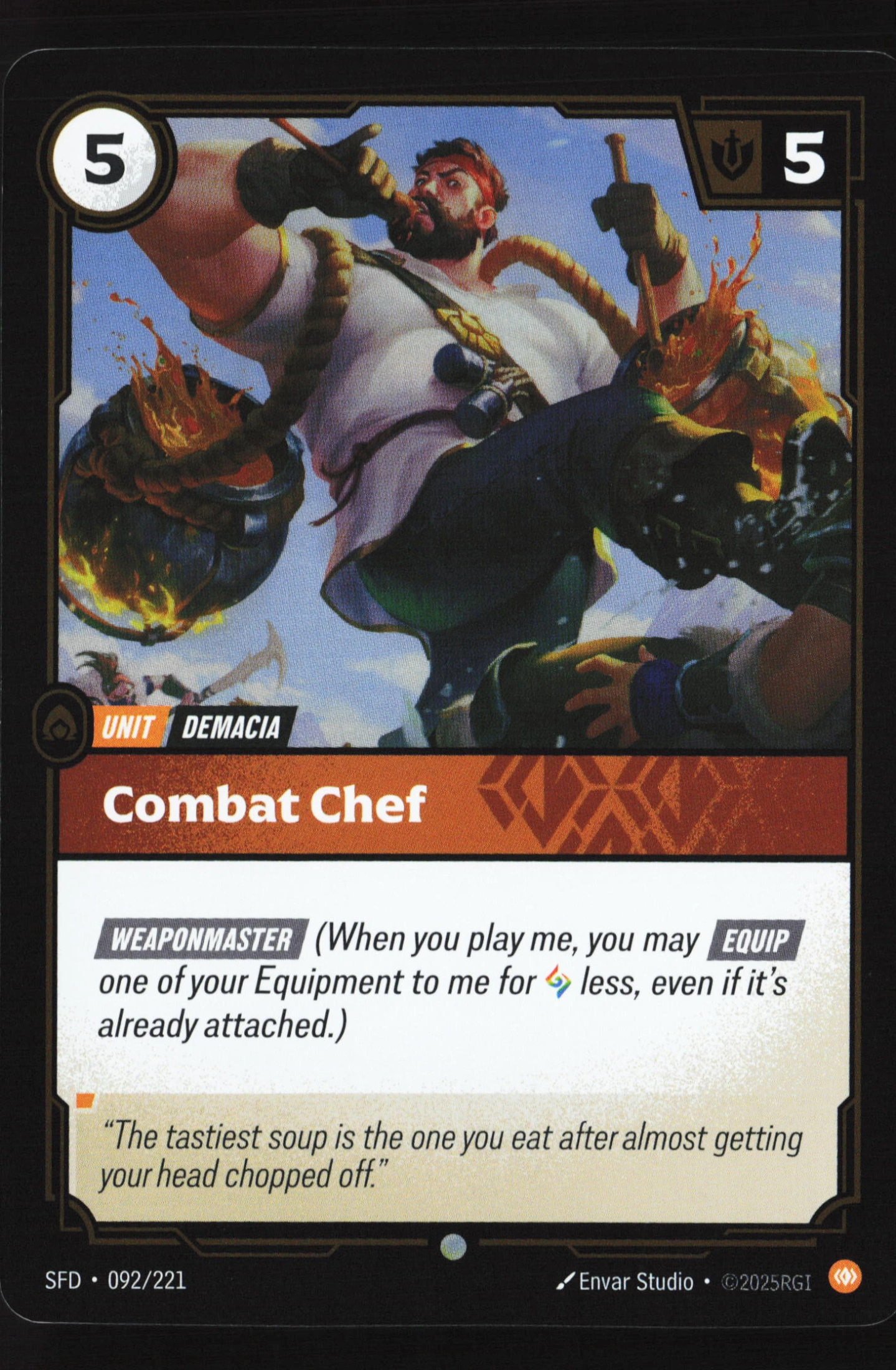 Combat Chef (SFD 092) — Voorkant