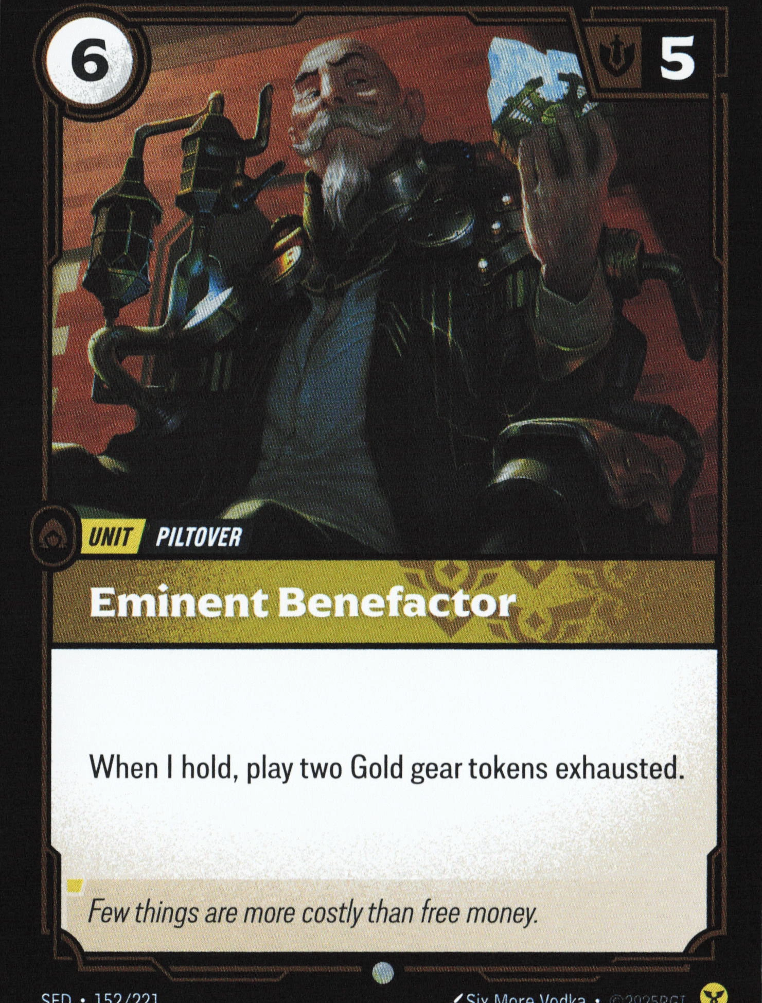 Eminent Benefactor (SFD 152) — Voorkant