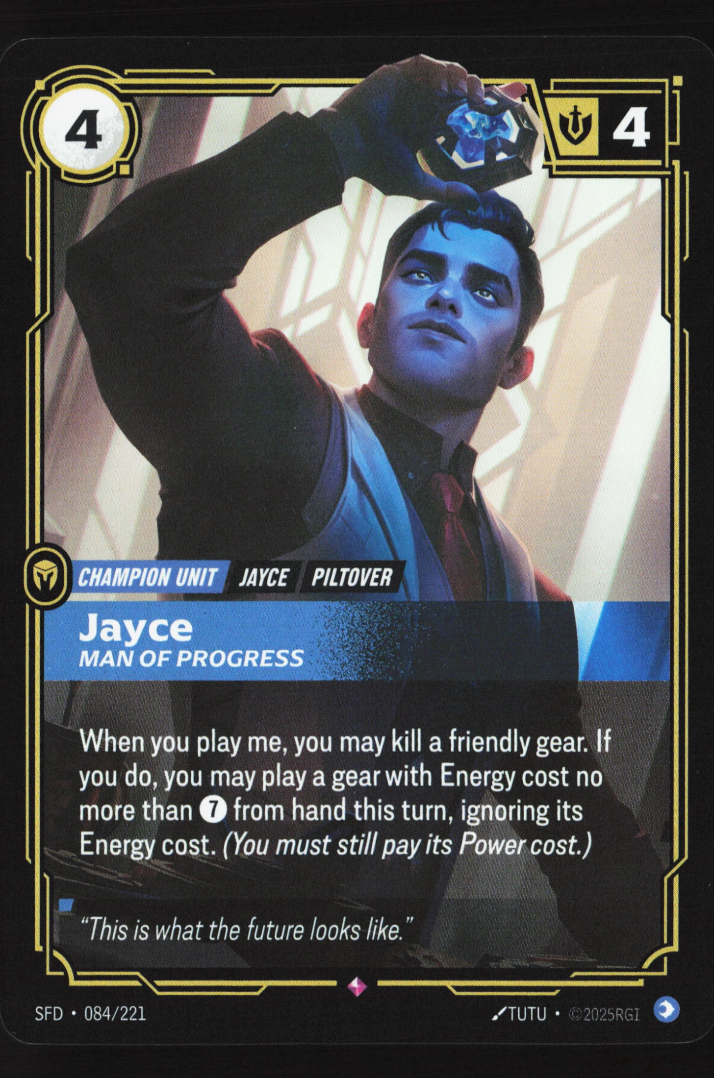 Jayce, Man Of Progress (SFD 084) — Voorkant